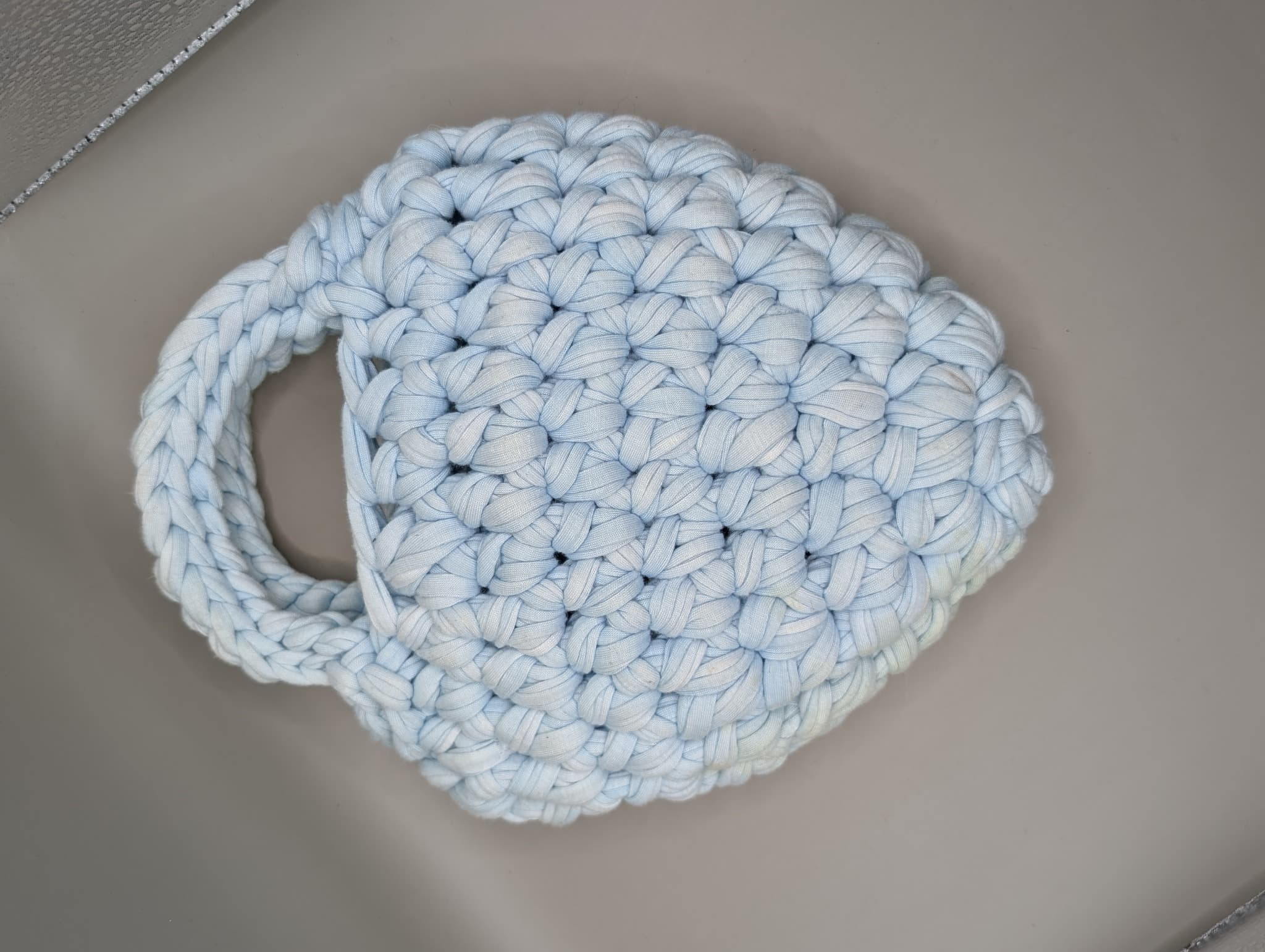 Güneş Swim Crochet Mini Handbag Light Blue — photo 4 of 4