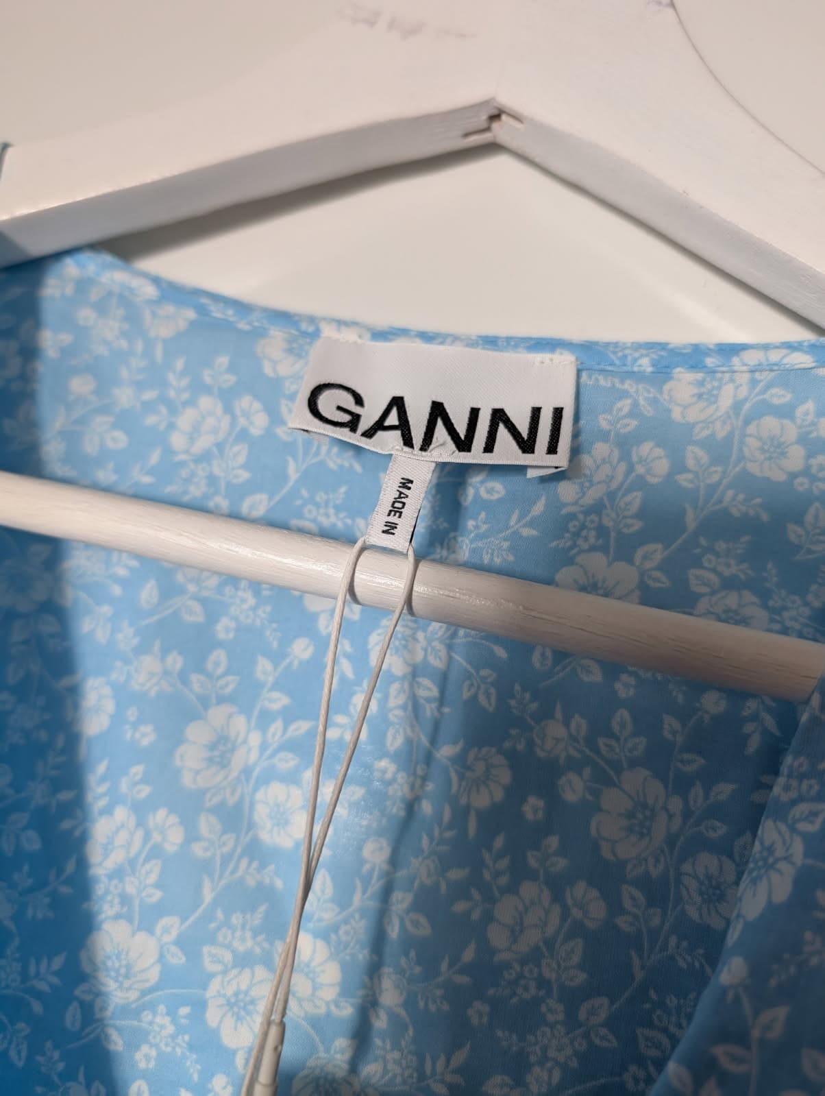 Ganni Floral Tie-Front Top and Wrap Skirt Set EU 36 — photo 2 of 9