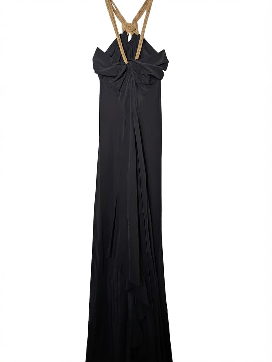 Garry Bigeni Textured Dress Black Women's Size M — photo 1 of 10