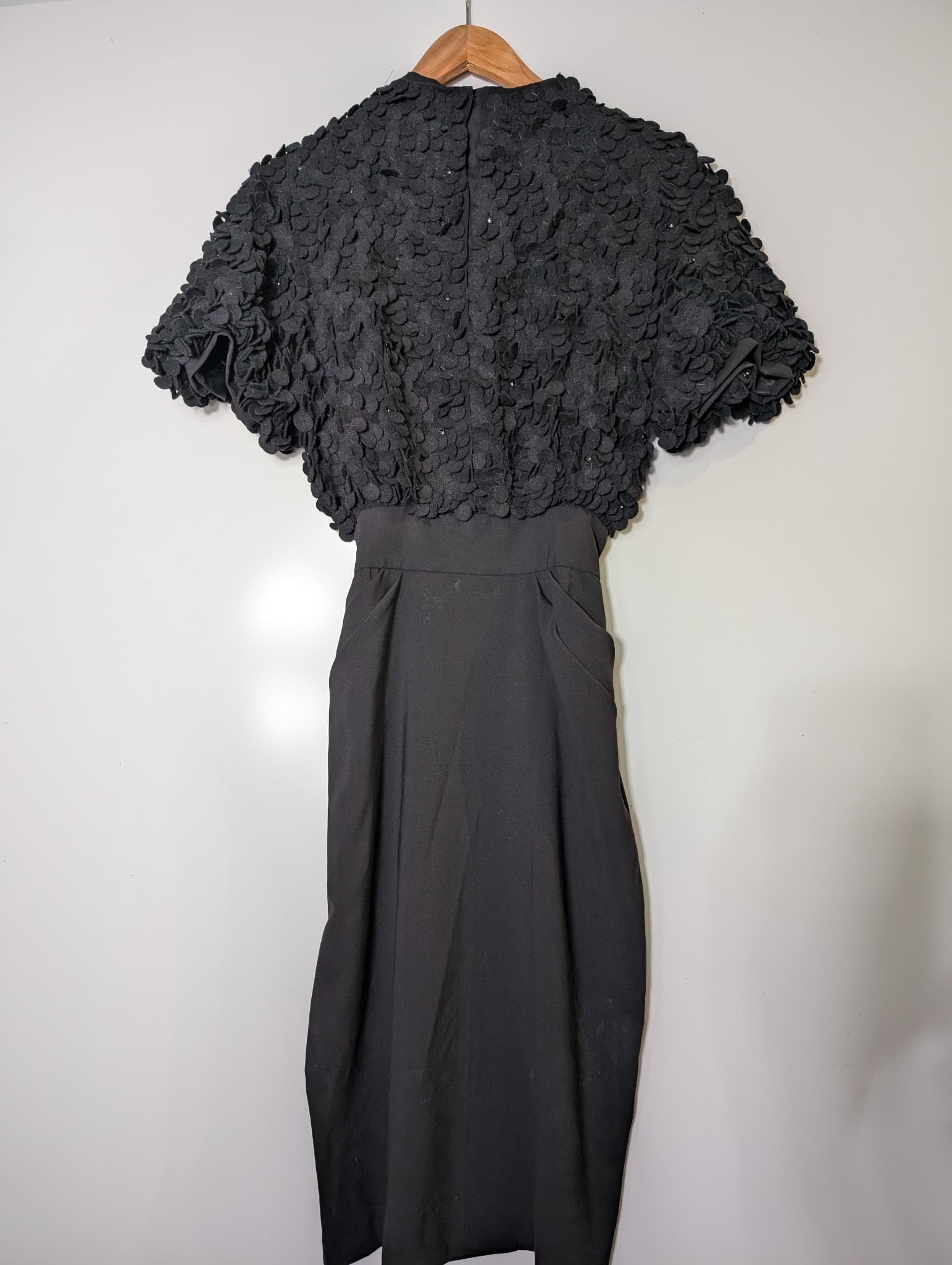 Garry Bigeni Textured Dress Black Women's Size M — photo 5 of 10