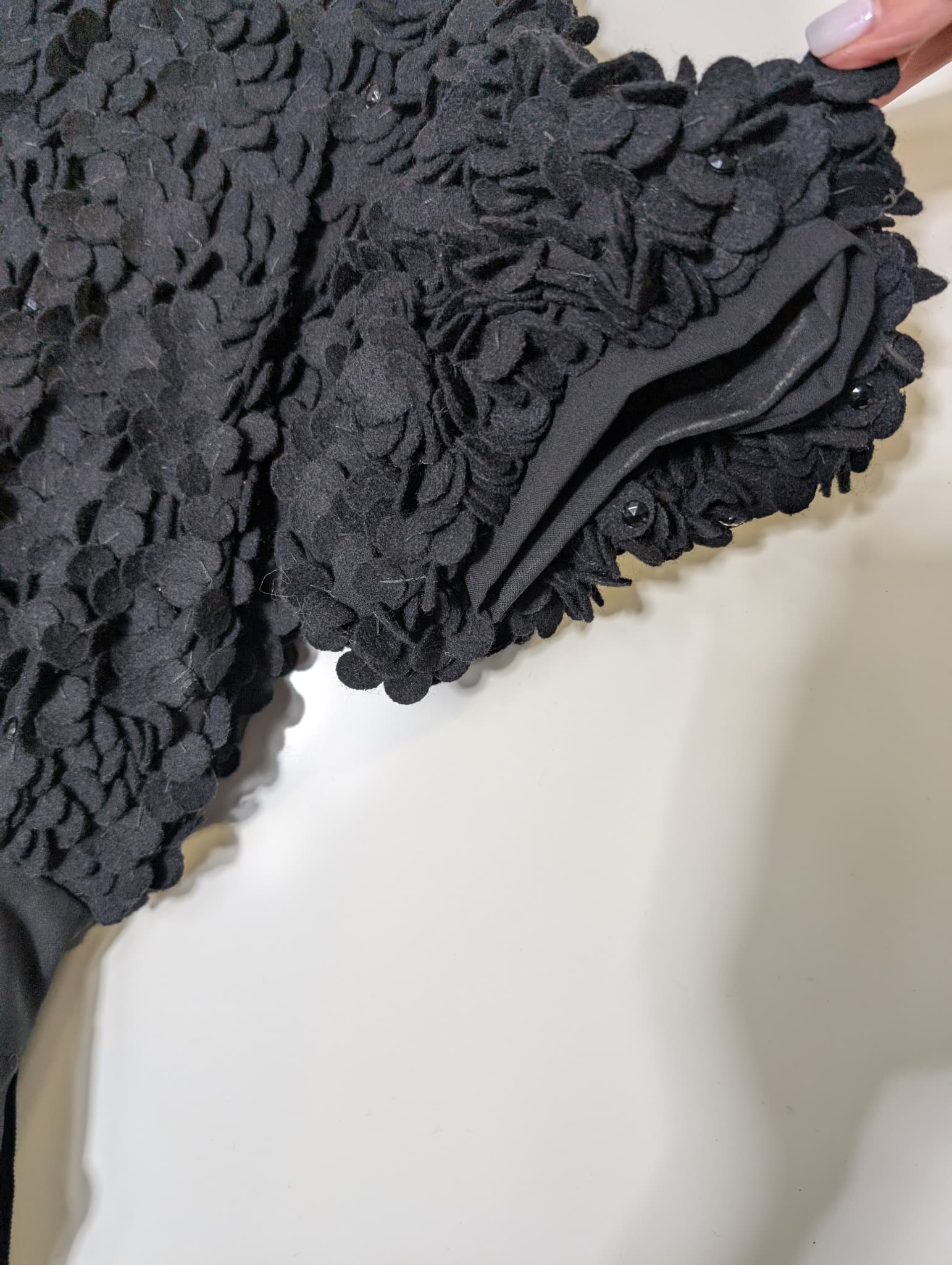 Garry Bigeni Textured Dress Black Women's Size M — photo 7 of 10