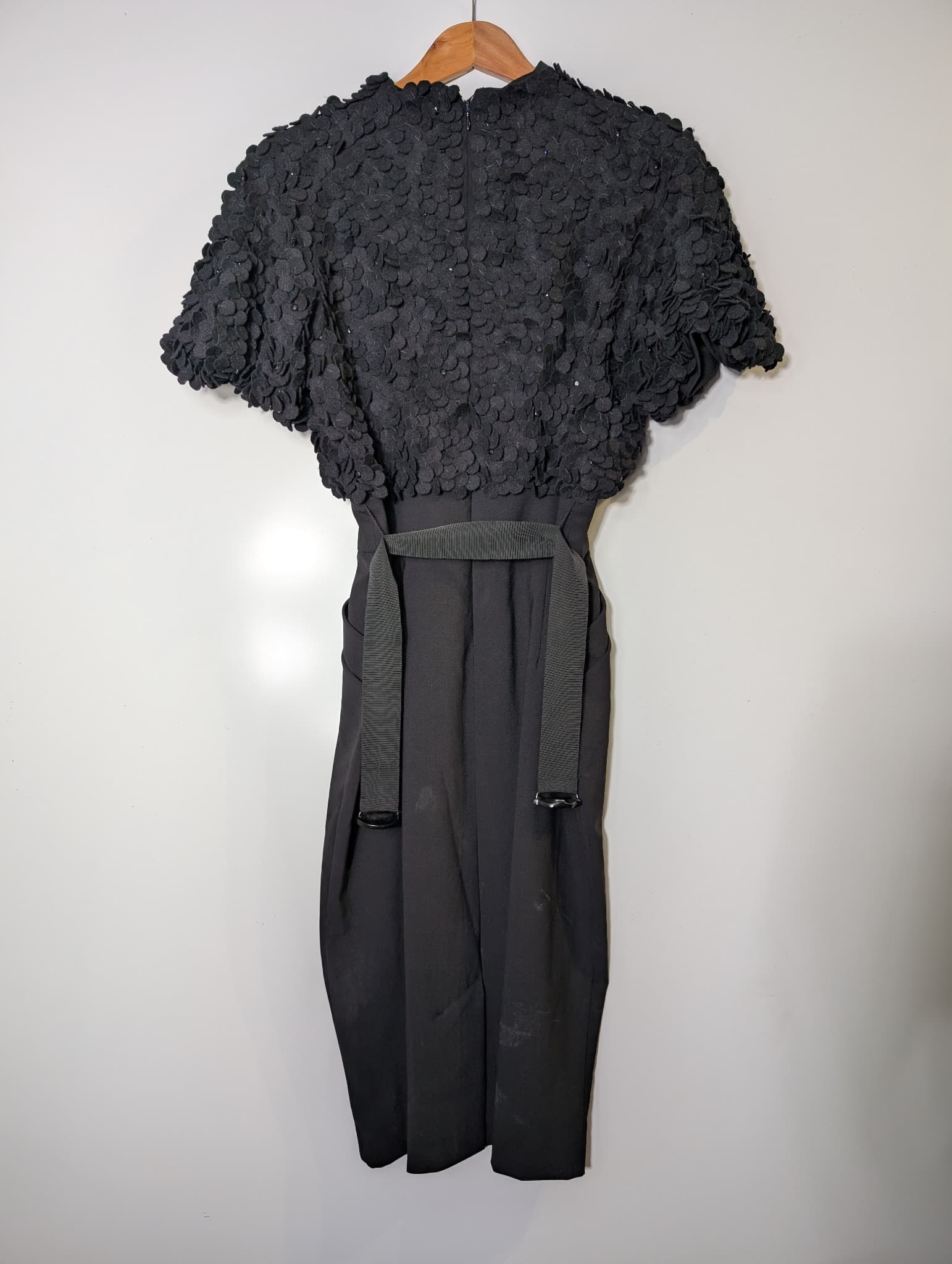Garry Bigeni Textured Dress Black Women's Size M — photo 8 of 10