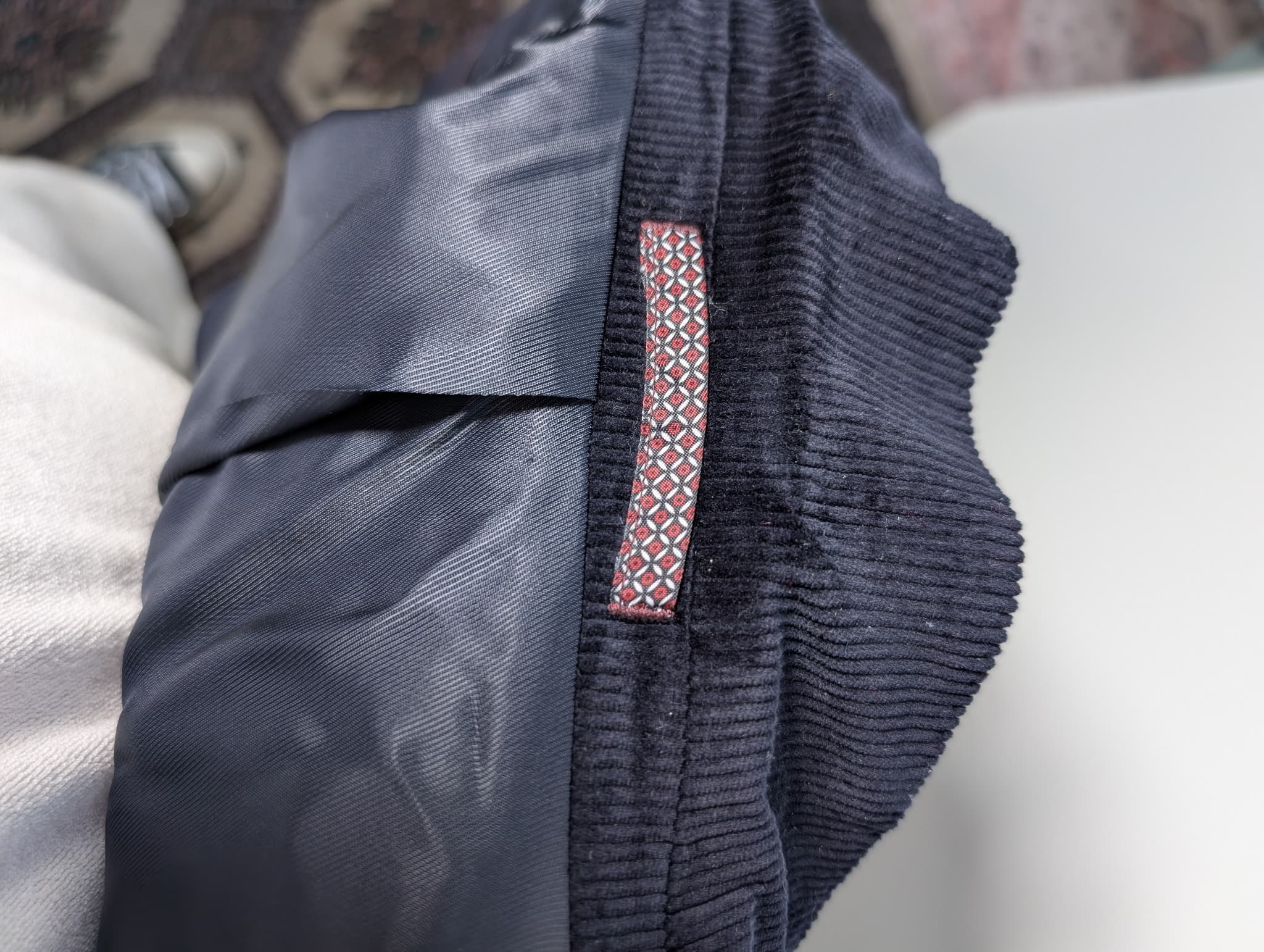 GAZMAN Men's Corduroy Blazer Navy Size 38 — photo 5 of 7