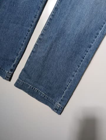 Gerard Darel Mid-Rise Patch Pocket Flare Jeans Blue Denim — photo 3 of 5