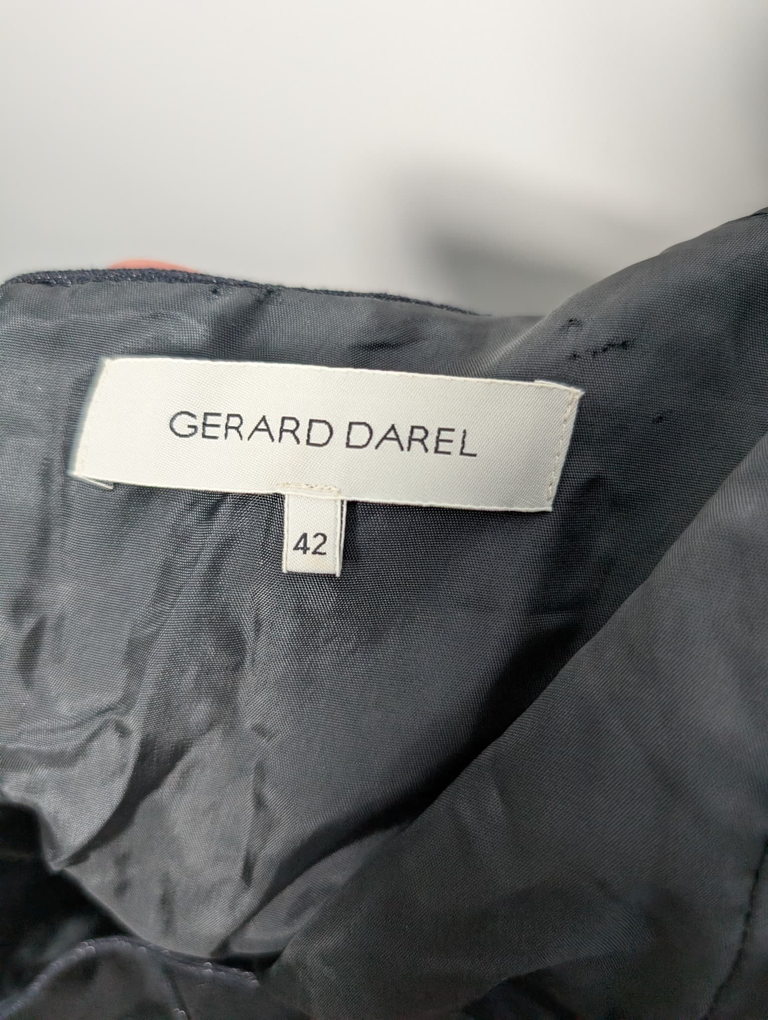 Gerard Darel Short Sleeve Belted Dress Black Size 42 — photo 6 of 8
