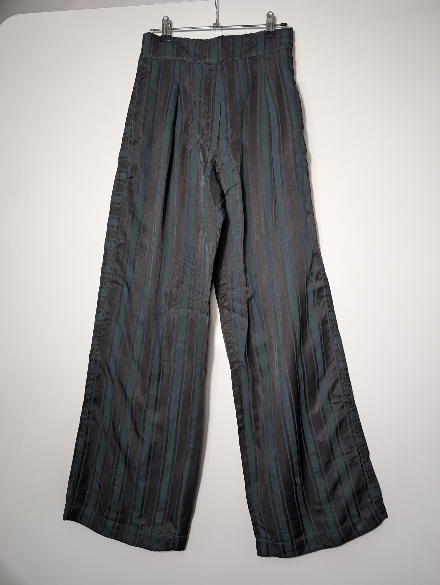 Ginger & Smart Abstract Print Jumpsuit Dark Blue and Tan Size 8 — photo 8 of 15