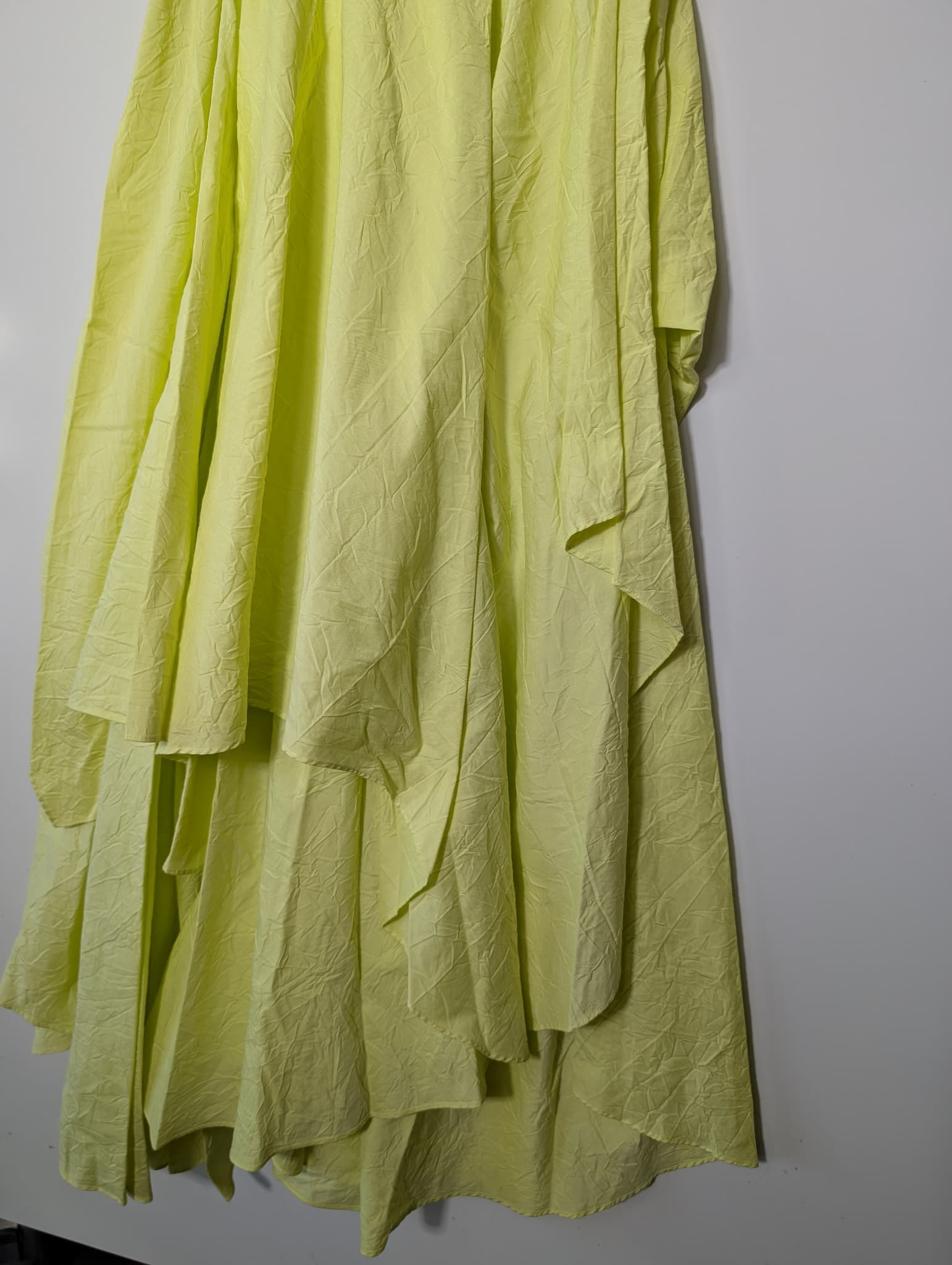 Ginger & Smart Asymmetric Midi Dress Yellow Size 6 — photo 2 of 8