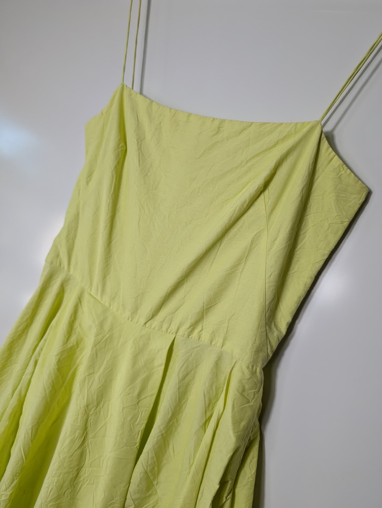 Ginger & Smart Asymmetric Midi Dress Yellow Size 6 — photo 3 of 8