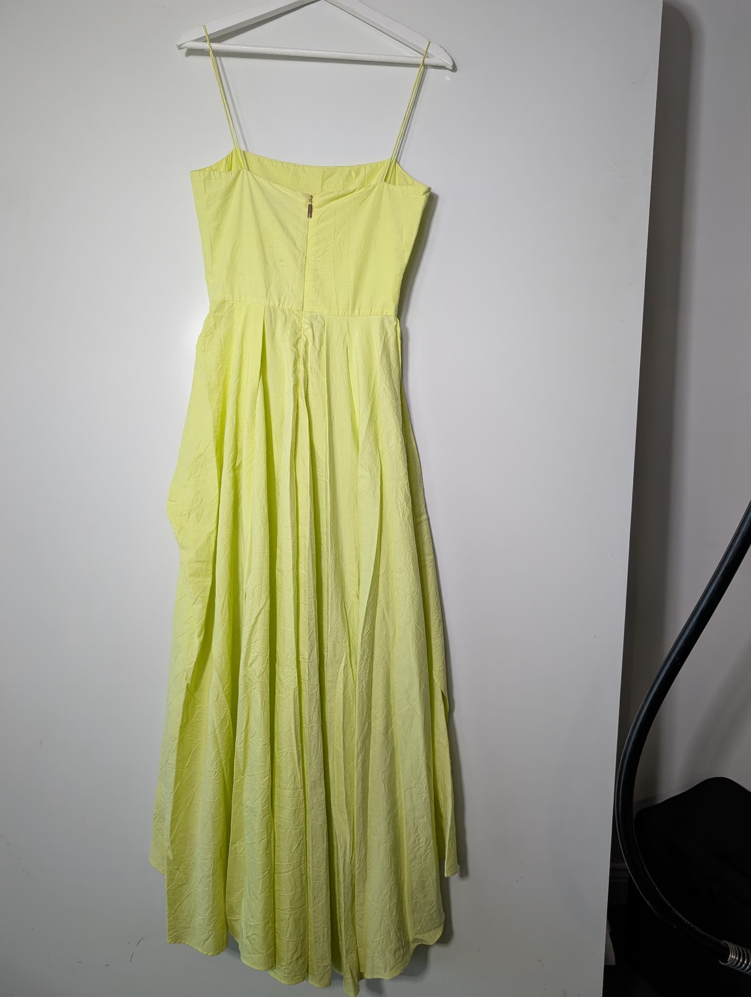 Ginger & Smart Asymmetric Midi Dress Yellow Size 6 — photo 4 of 8