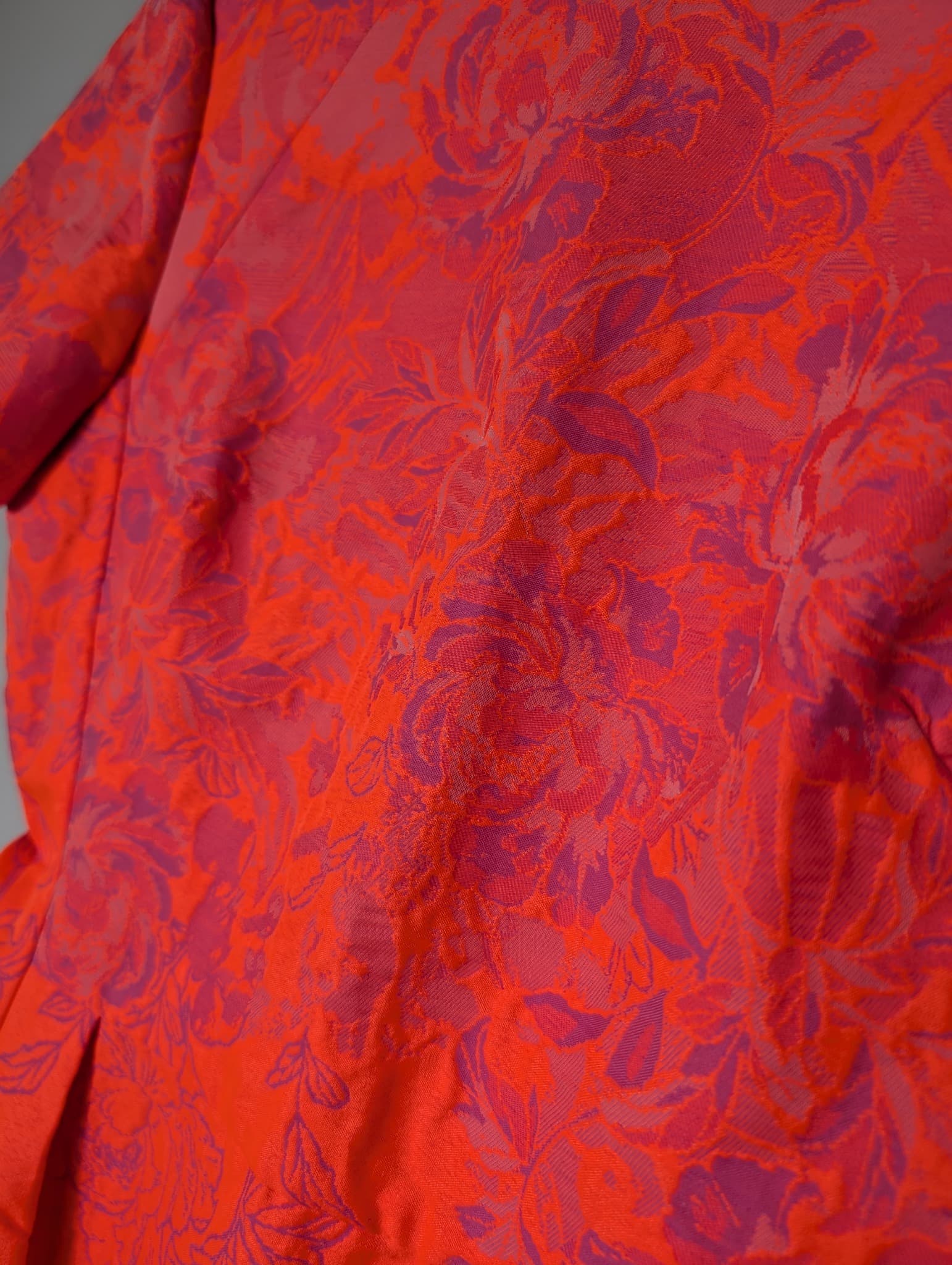Ginger & Smart Floral Jacquard Shift Dress Pink & Orange AU 12 — photo 2 of 8
