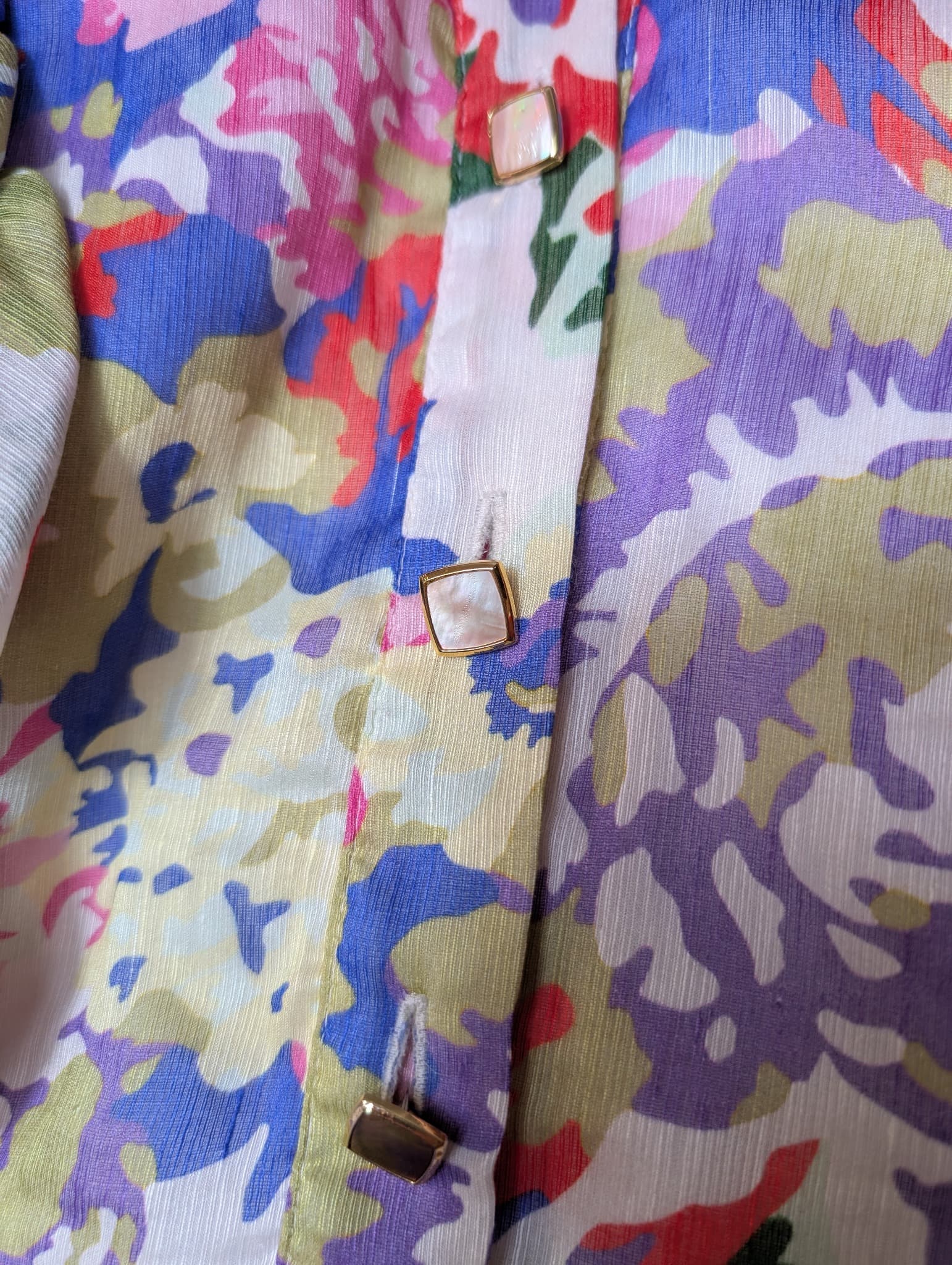Ginger & Smart Floral Ruffle Blouse Multicolour Women's Size M — photo 3 of 8