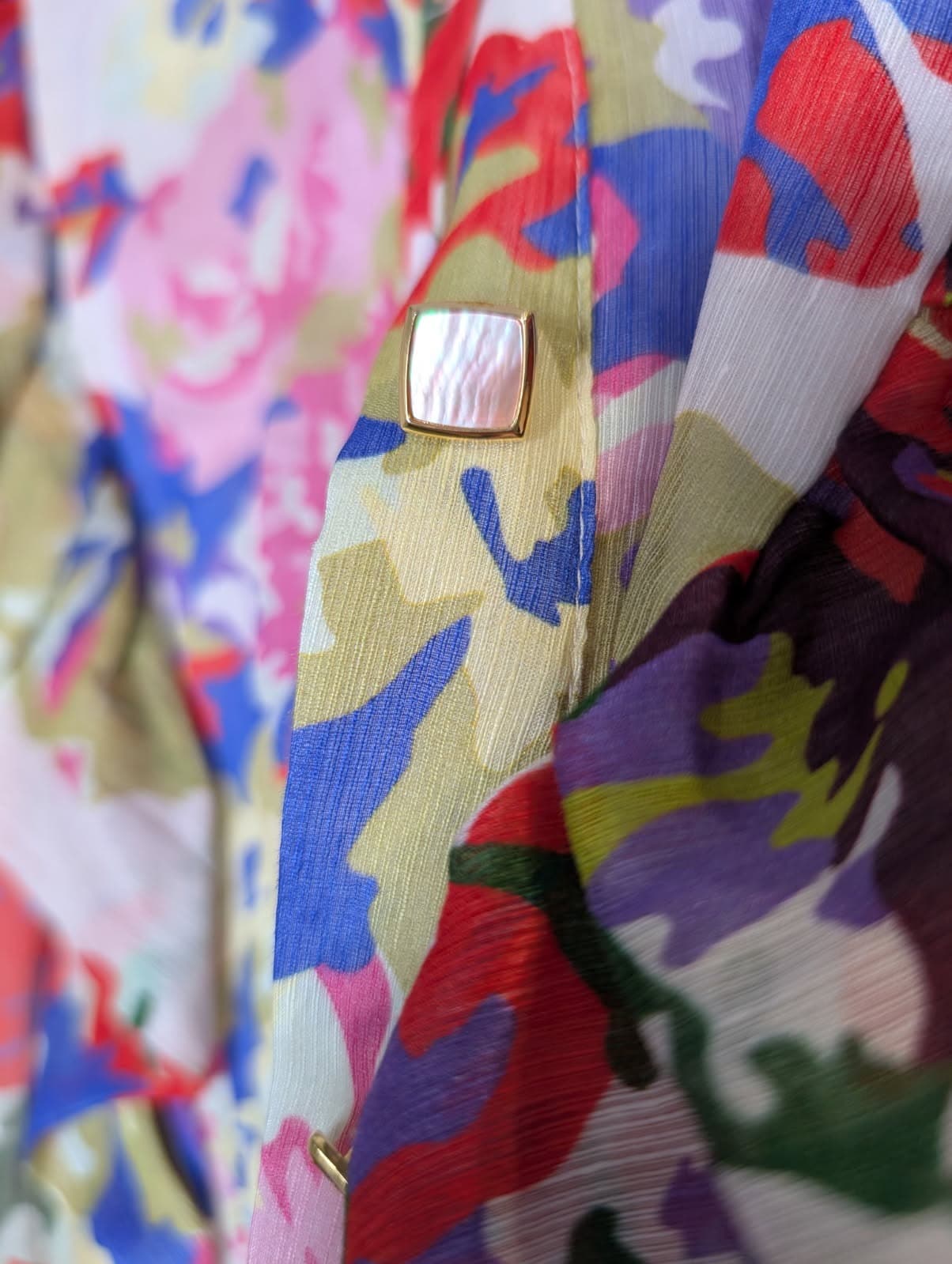 Ginger & Smart Floral Silk Ruffle Blouse - Size L — photo 2 of 7