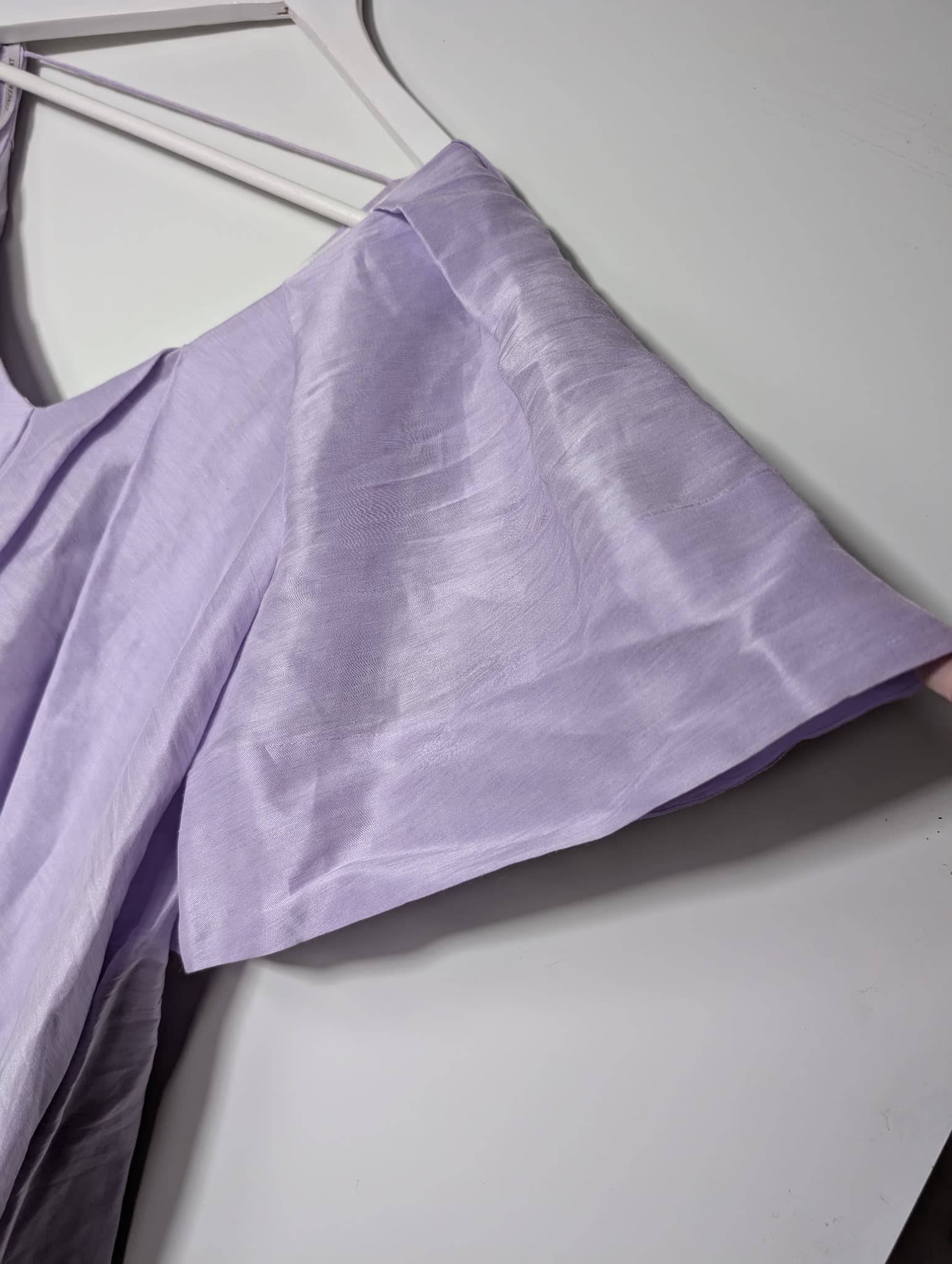 Ginger & Smart Flutter Sleeve Blouse Lavender Women's Size 8 — photo 2 of 7