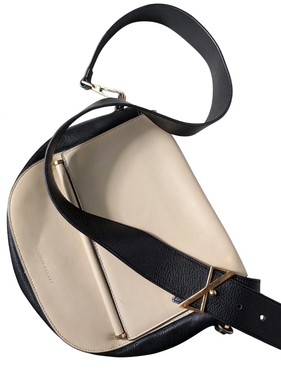 Ginger & Smart Leather Crossbody Bag Black & Cream — photo 1 of 7