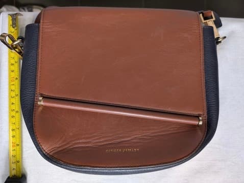 Ginger & Smart Leather Handbag - Two-Tone Brown and Black — photo 6 of 7