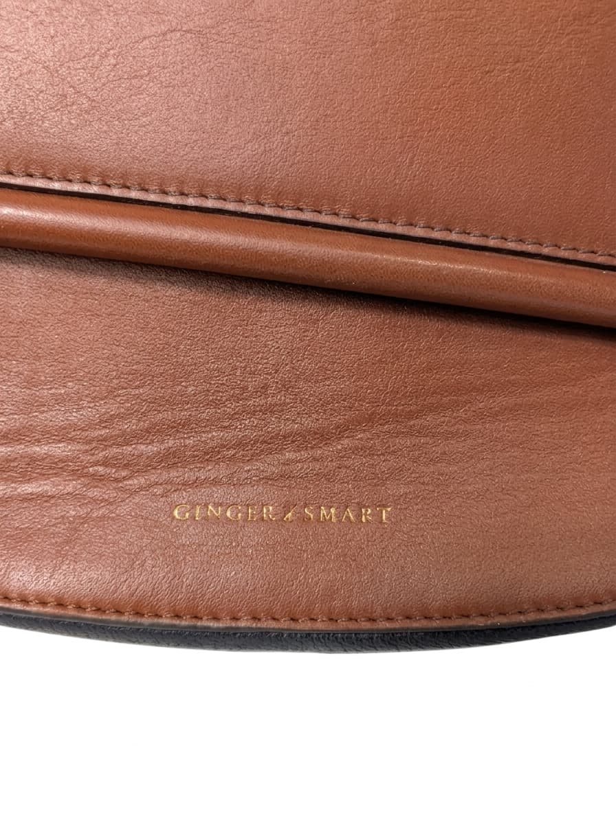 Ginger & Smart Leather Handbag - Two-Tone Brown and Black — photo 3 of 7