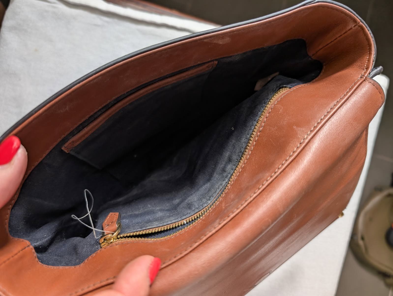 Ginger & Smart Leather Handbag Two-Tone Brown and Black — photo 2 of 7