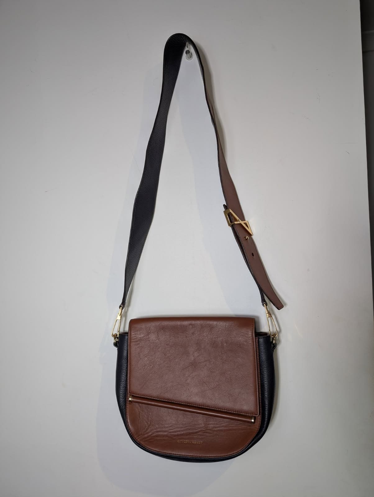 Ginger & Smart Leather Handbag Two-Tone Brown and Black — photo 3 of 7