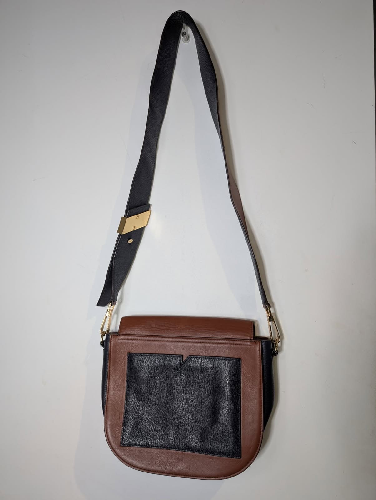 Ginger & Smart Leather Handbag Two-Tone Brown and Black — photo 7 of 7