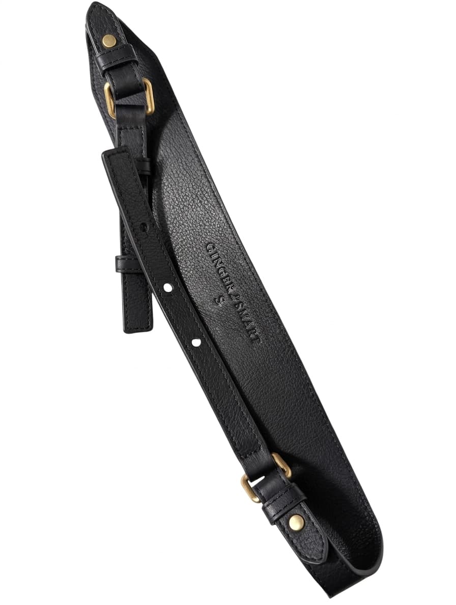 Ginger & Smart Leather Waist Belt Black Size S — photo 1 of 5