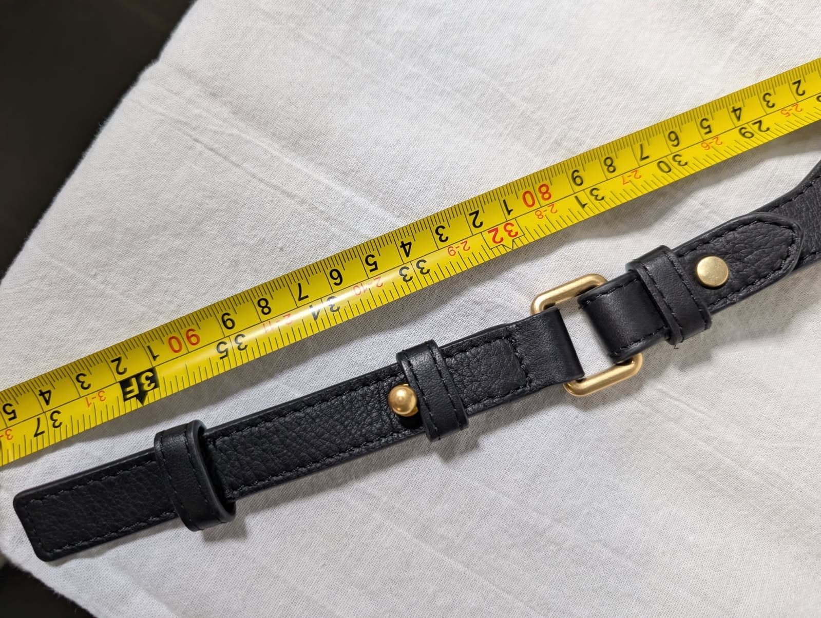 Ginger & Smart Leather Waist Belt Black Size S — photo 3 of 5