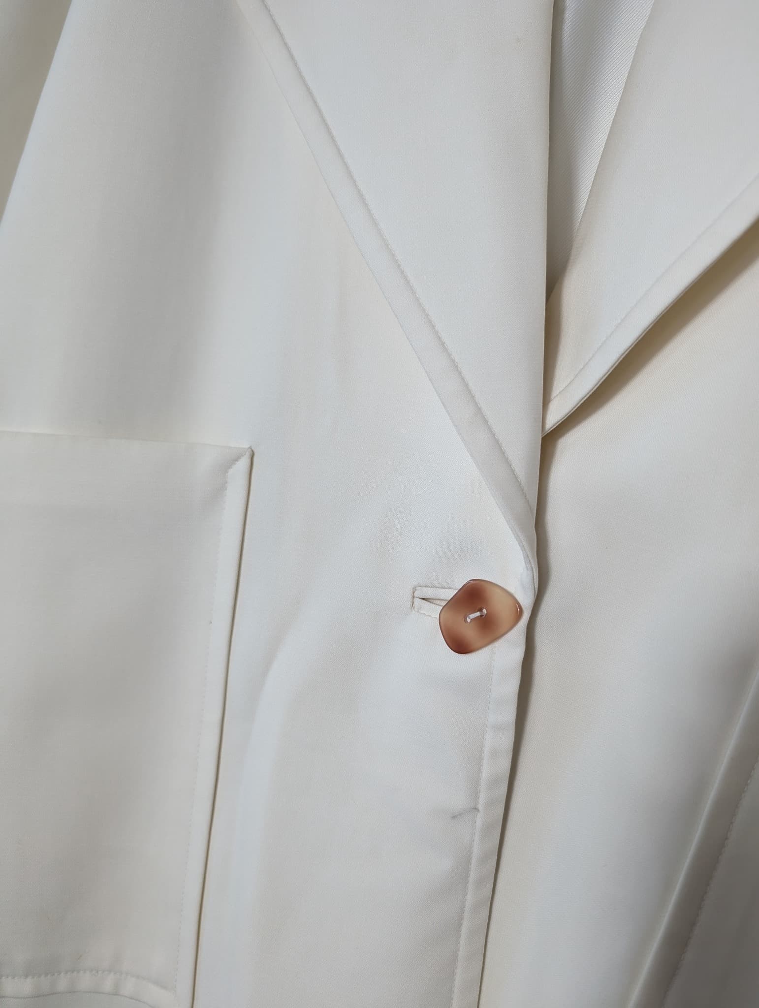 Ginger & Smart Longline Coat Cream Size 4 — photo 2 of 7