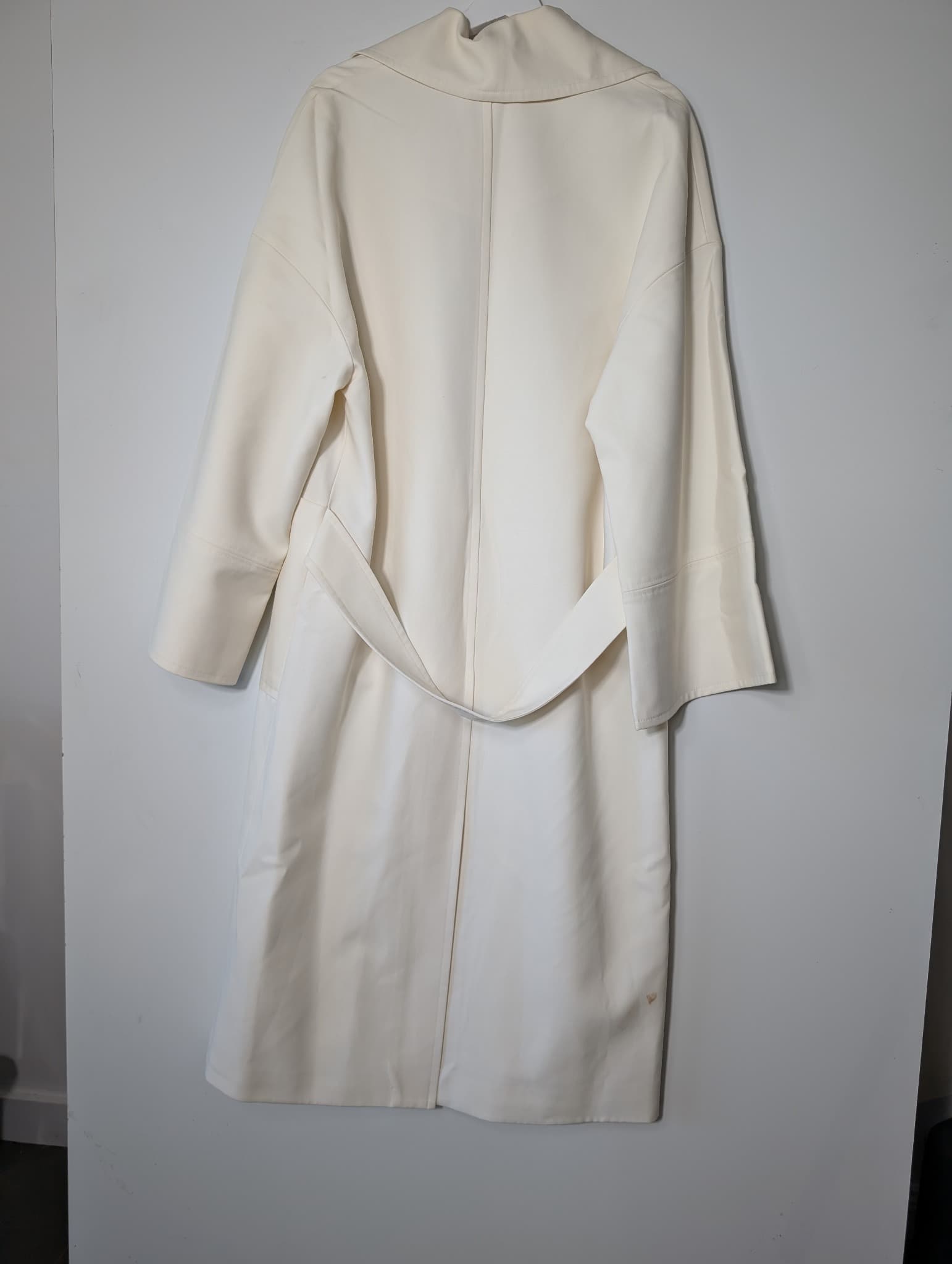 Ginger & Smart Longline Coat Cream Size 4 — photo 5 of 7