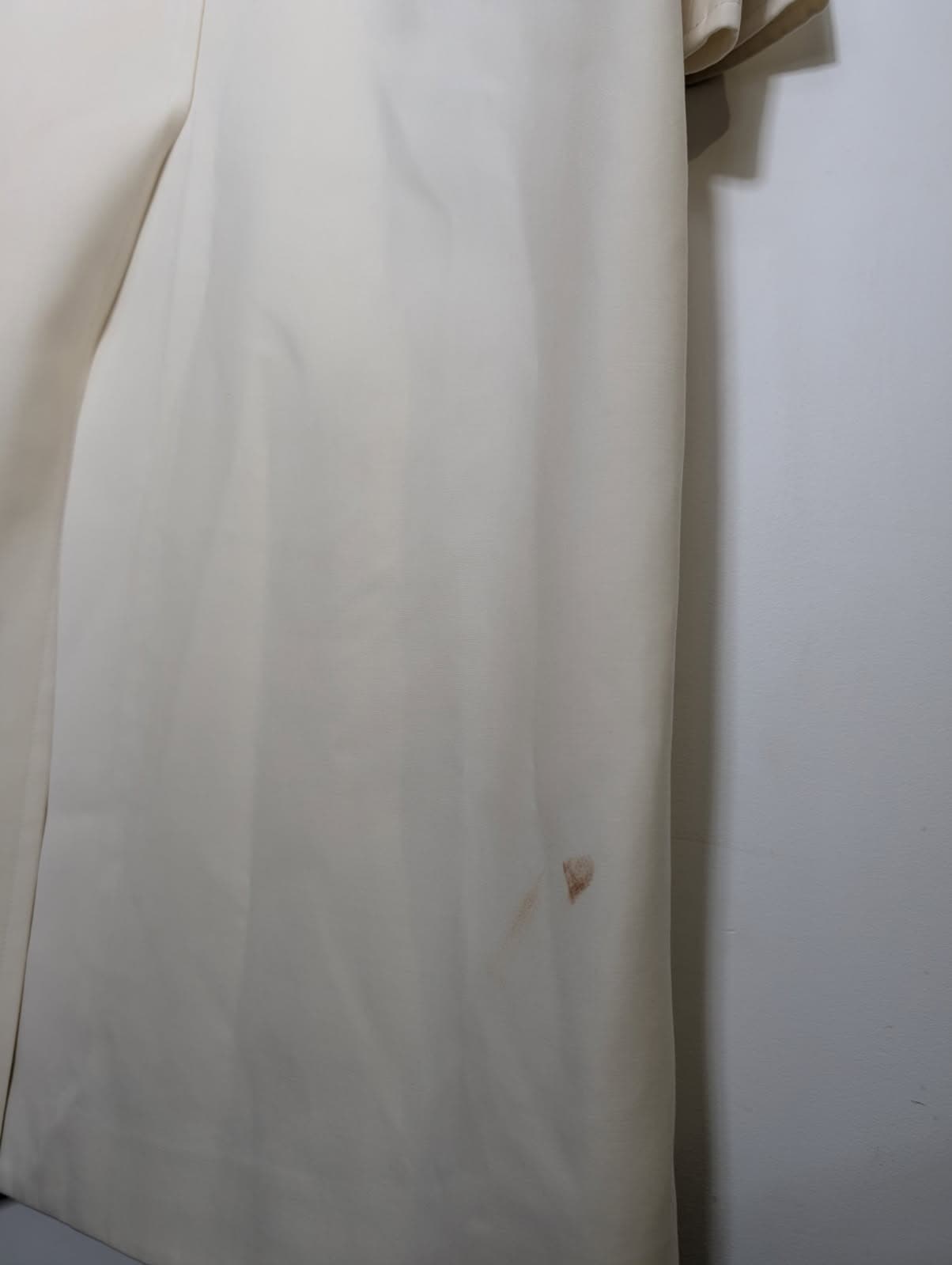 Ginger & Smart Longline Coat Cream With Gold Chain Detail — photo 5 of 7