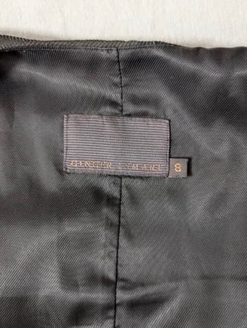Ginger & Smart Longline Pinstripe Double-Breasted Sleeveless Vest Coat — photo 5 of 7