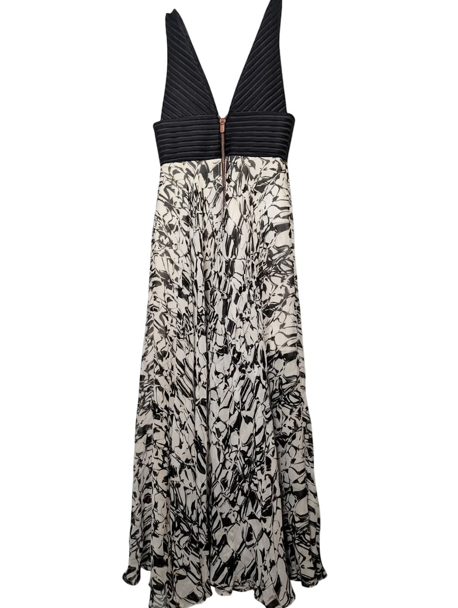 Ginger & Smart Maxi Dress Black and White Print Sample Piece — photo 1 of 8