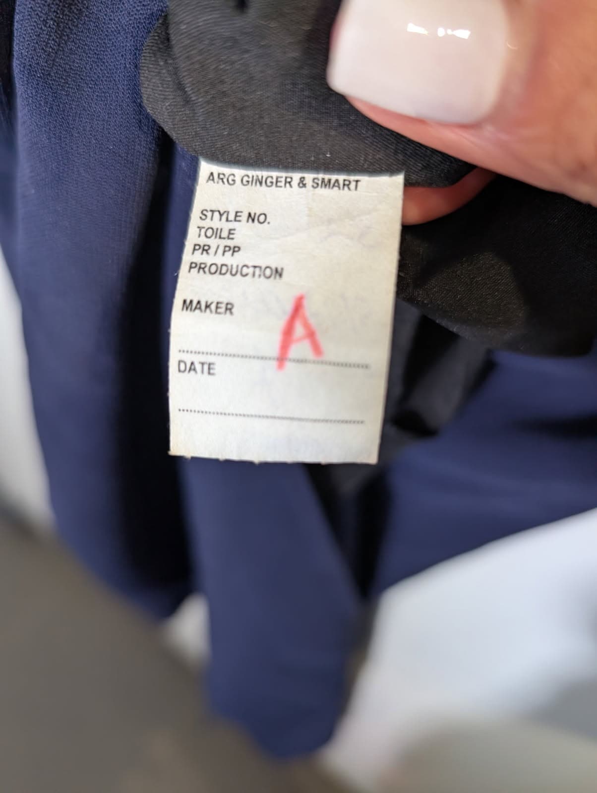 Ginger & Smart Navy Blue Maxi Dress - Elegant V-Neck Cape Detail — photo 3 of 9