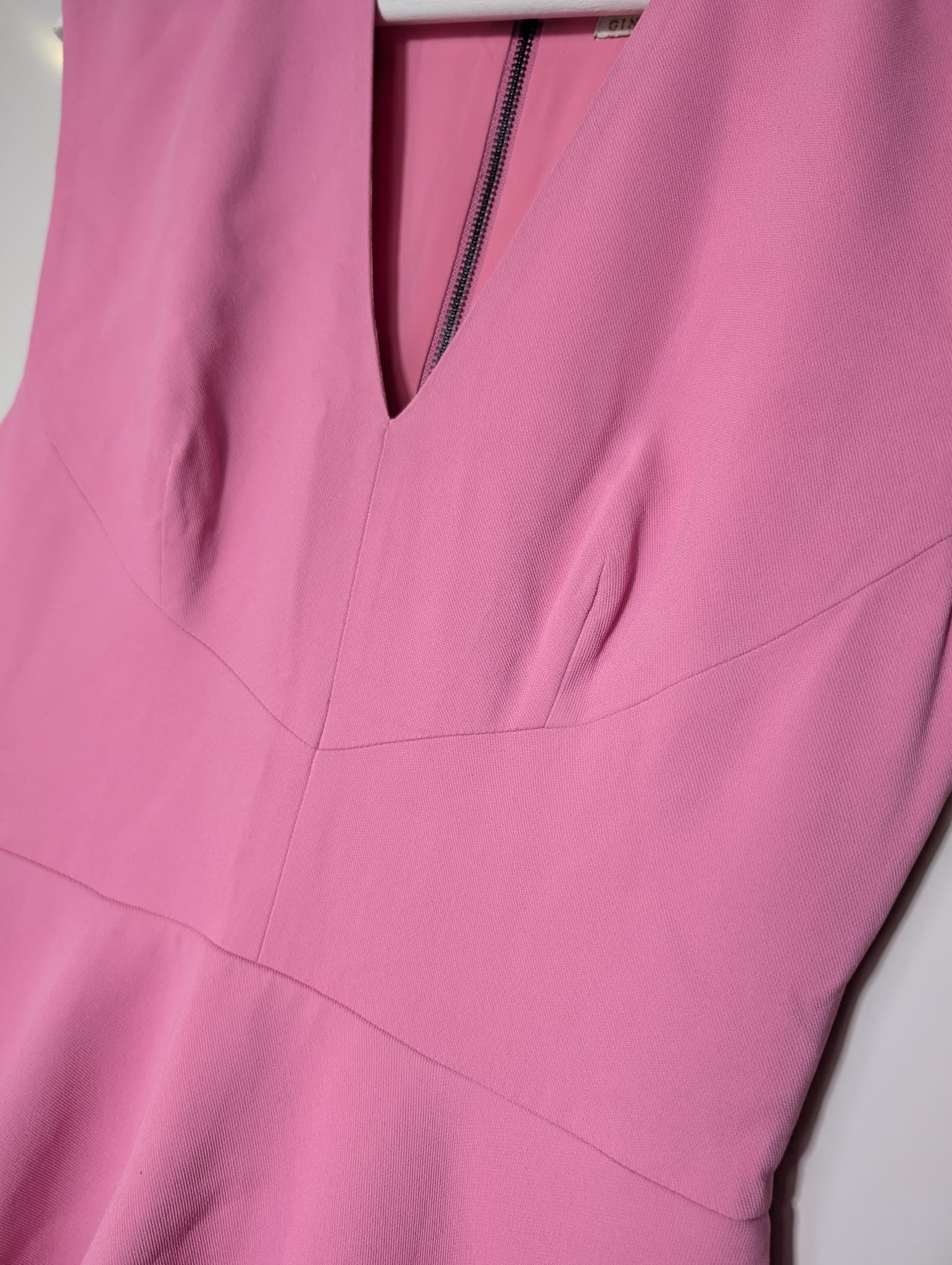 Ginger & Smart Peplum Midi Dress Pink Size 8 — photo 2 of 6