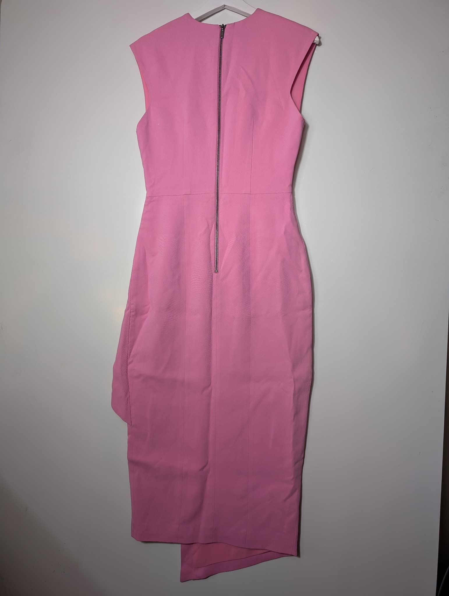 Ginger & Smart Peplum Midi Dress Pink Size 8 — photo 4 of 6