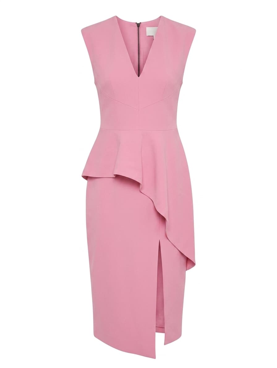 Ginger & Smart Pink Sleeveless Midi Dress - Size 8 — photo 1 of 4