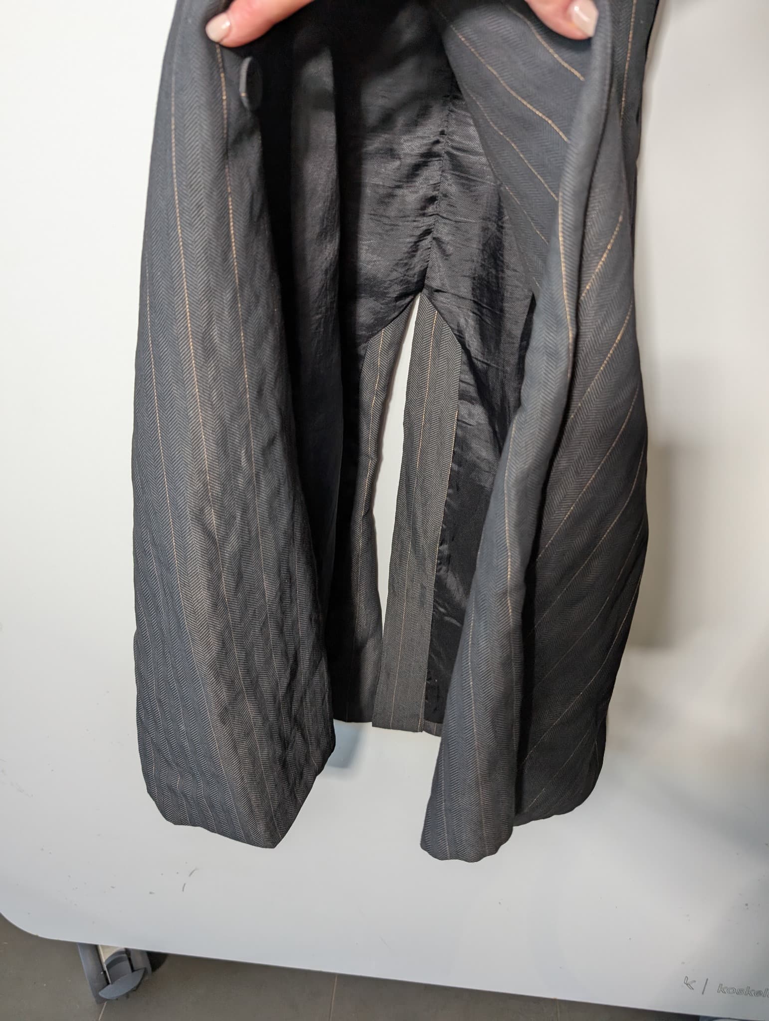 Ginger & Smart Pinstripe Sleeveless Trench Dress Size 8 — photo 3 of 7