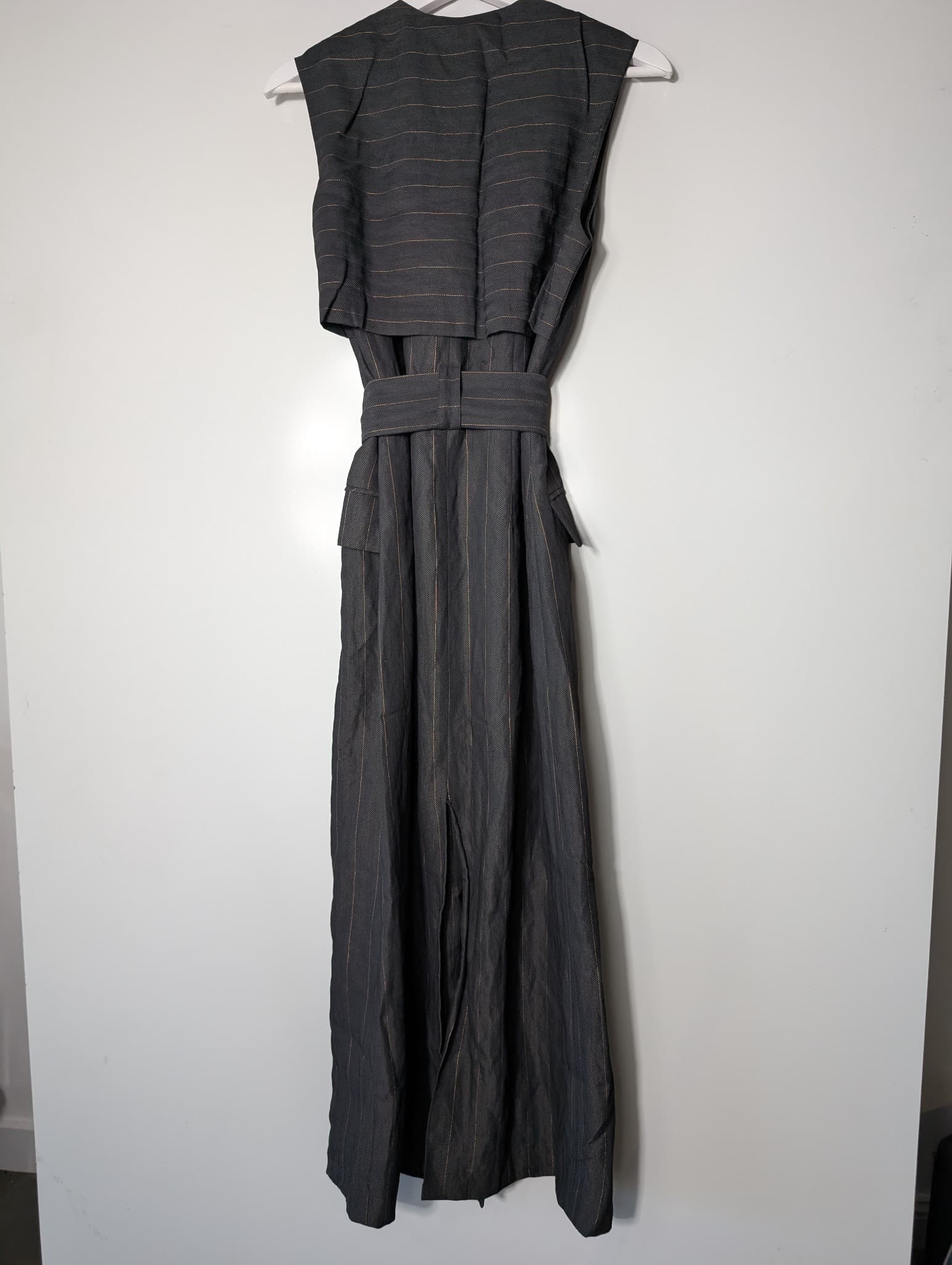 Ginger & Smart Pinstripe Sleeveless Trench Dress Size 8 — photo 5 of 7