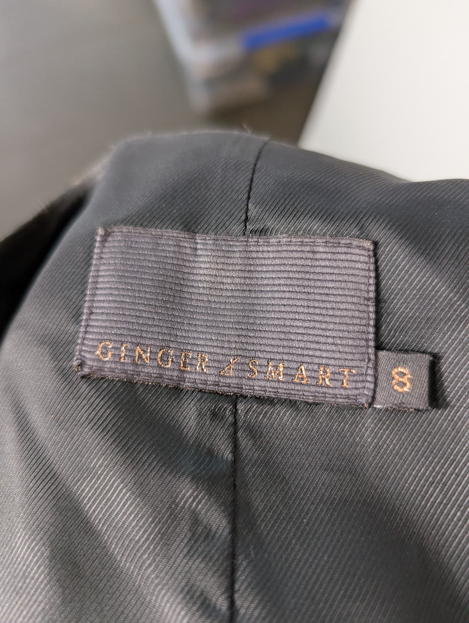 Ginger & Smart Pinstripe Sleeveless Trench Dress Size 8 — photo 7 of 7
