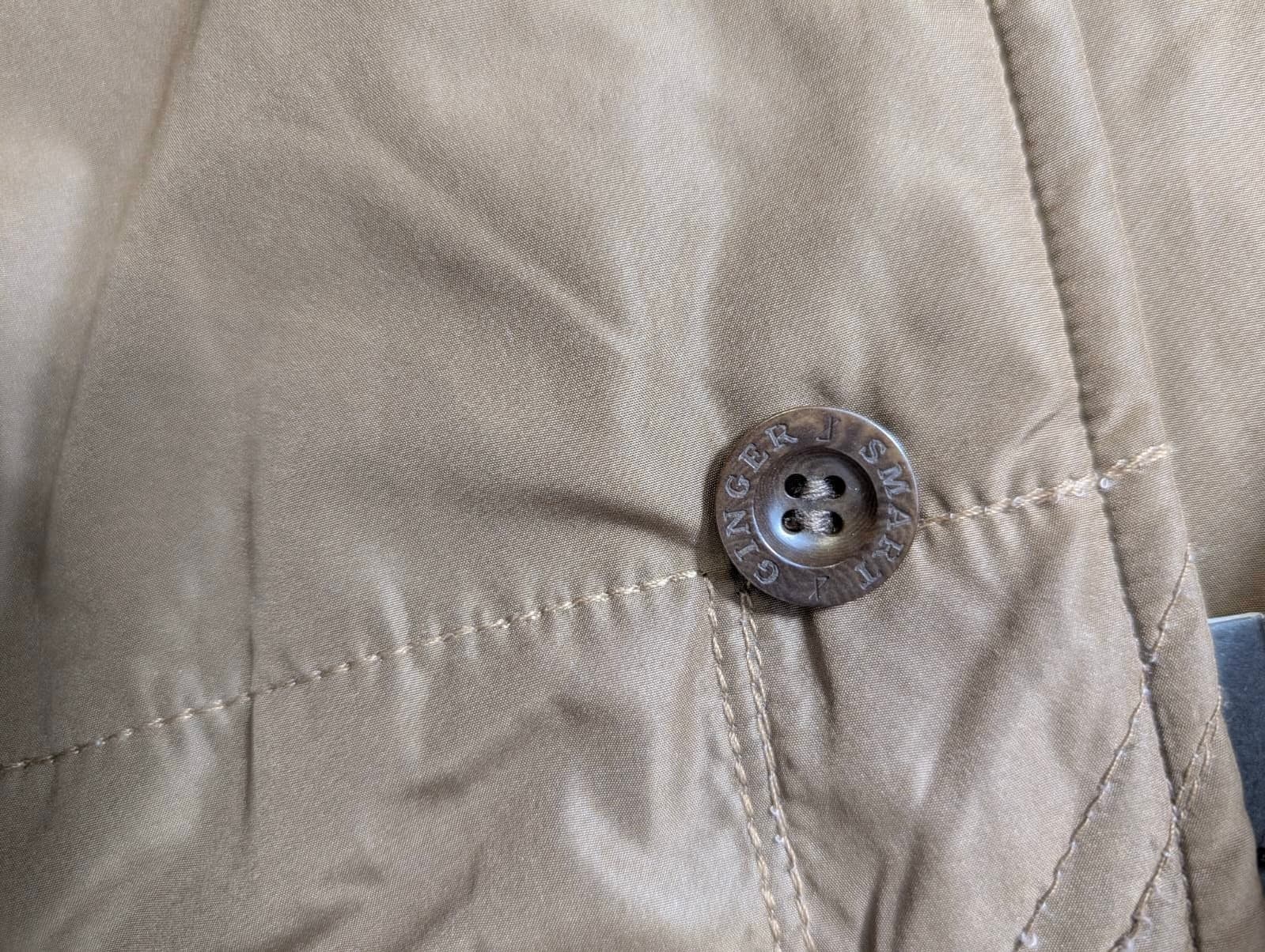 Ginger & Smart Quilted Long Coat - Brown Size S — photo 3 of 6