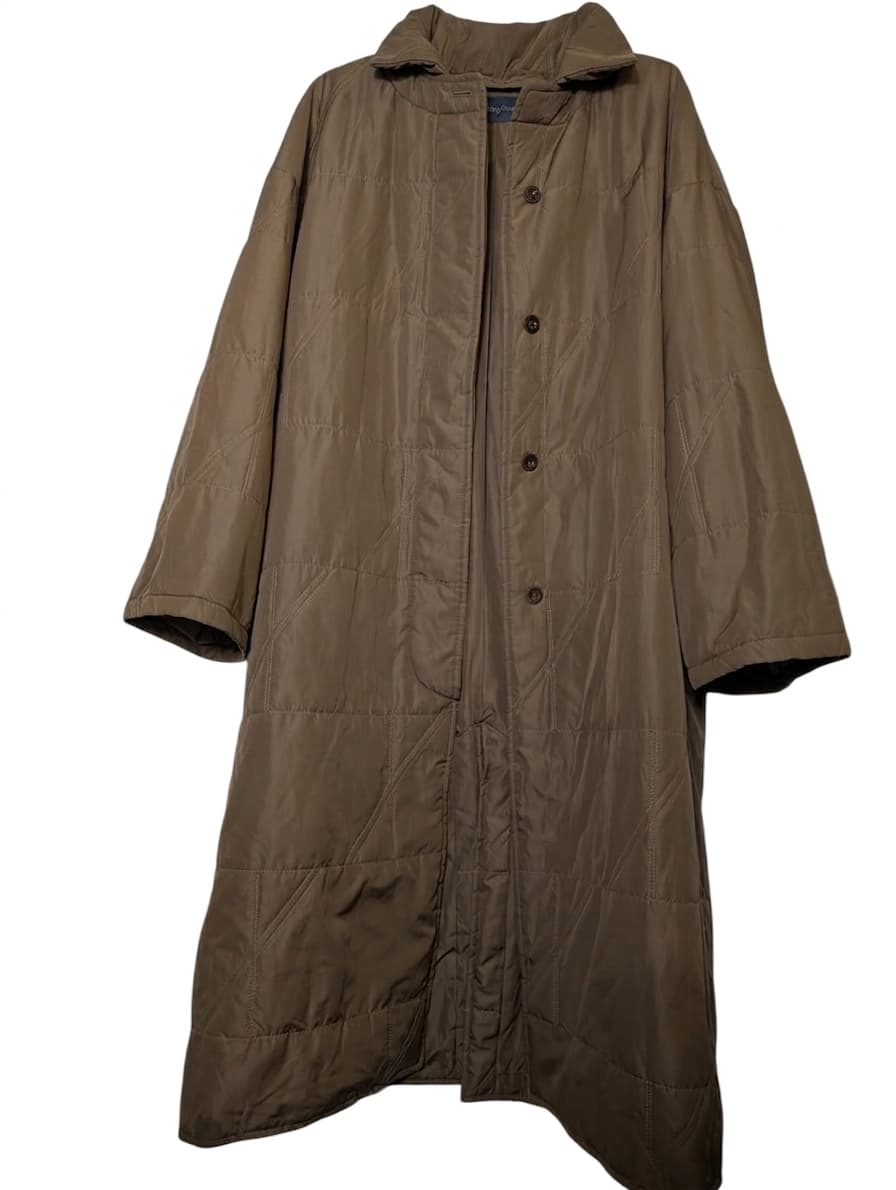 Ginger & Smart Quilted Long Coat Brown Women's Size 8 — photo 1 of 6