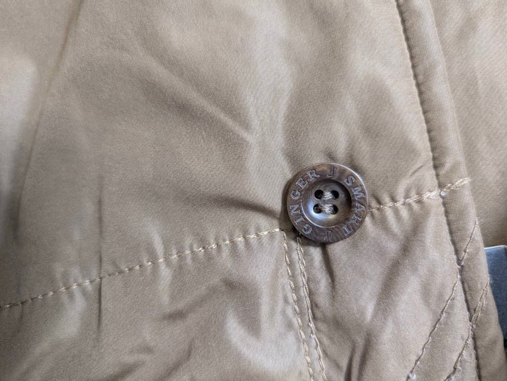 Ginger & Smart Quilted Long Coat Brown Women's Size 8 — photo 3 of 6