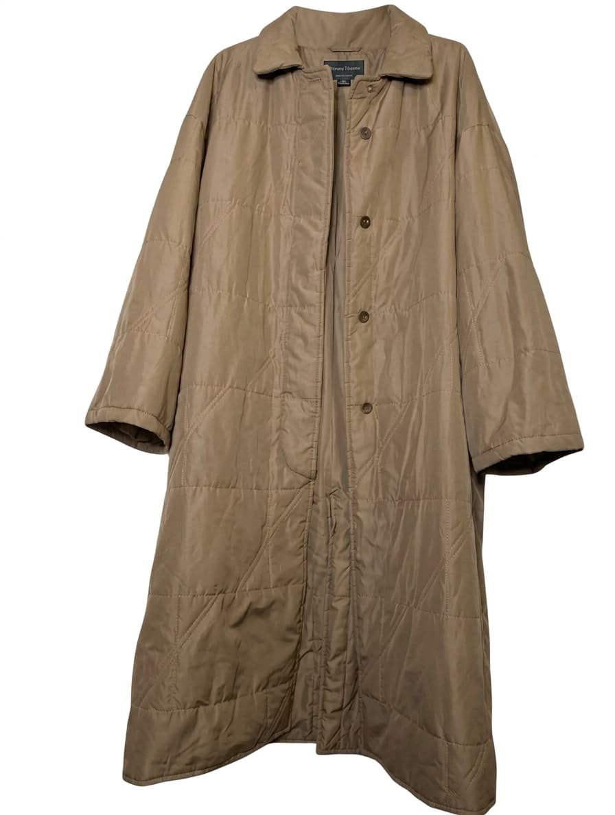 Ginger & Smart Quilted Long Coat - Tan Women's Size 8 — photo 1 of 6