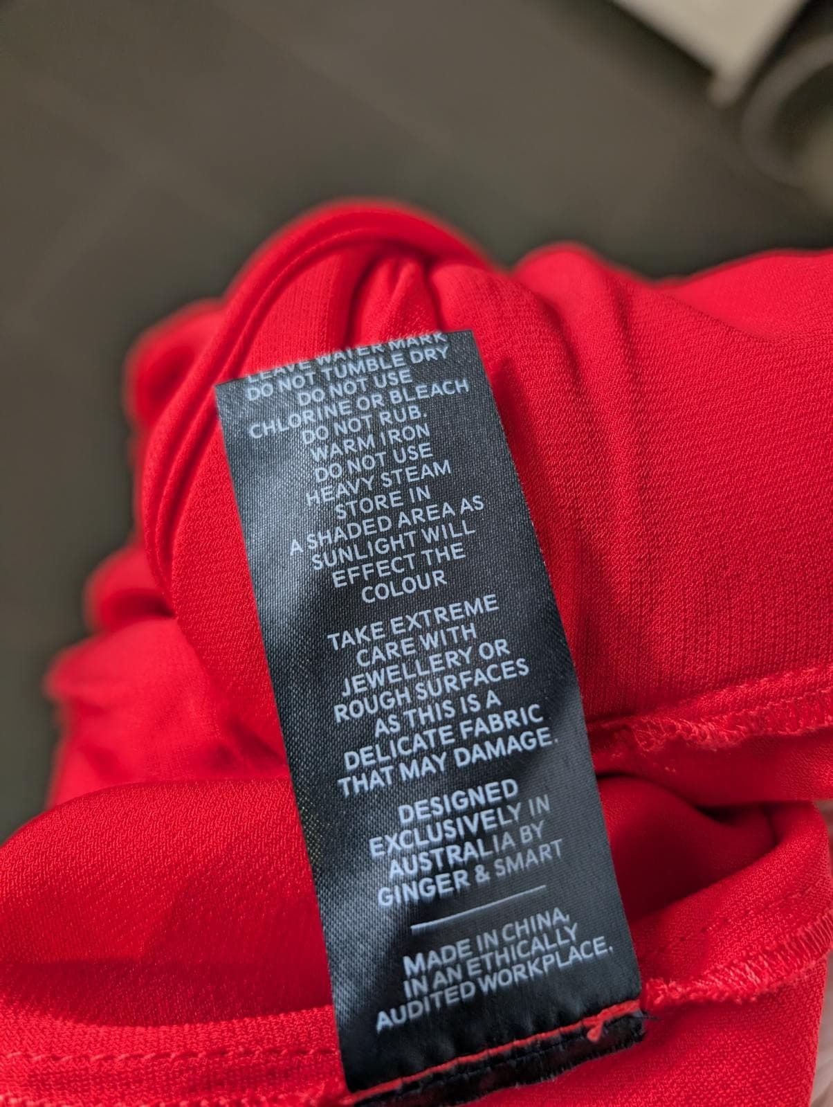 Ginger & Smart Red Maxi Dress - Size 8 — photo 3 of 10