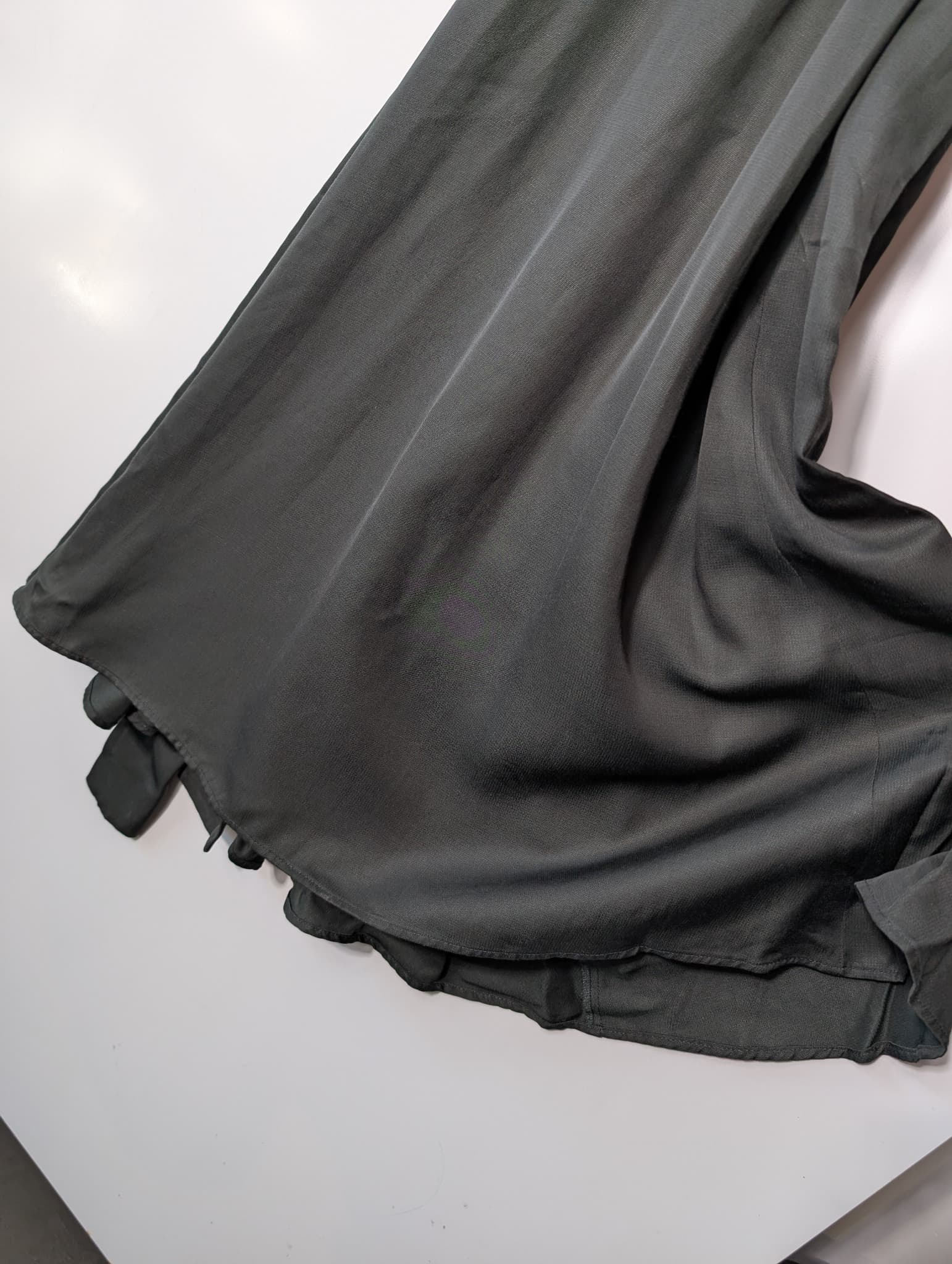 Ginger & Smart Satin Wrap Midi Dress Dark Green Size 8 — photo 3 of 8