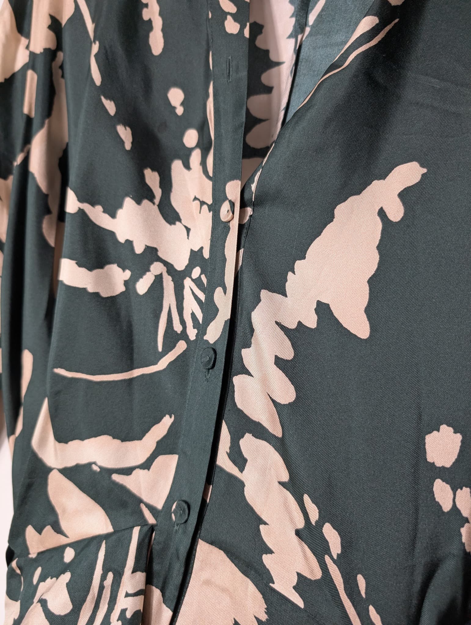 Ginger & Smart Silk Abstract Print Shirt Dress Women's Size 8 — photo 2 of 9