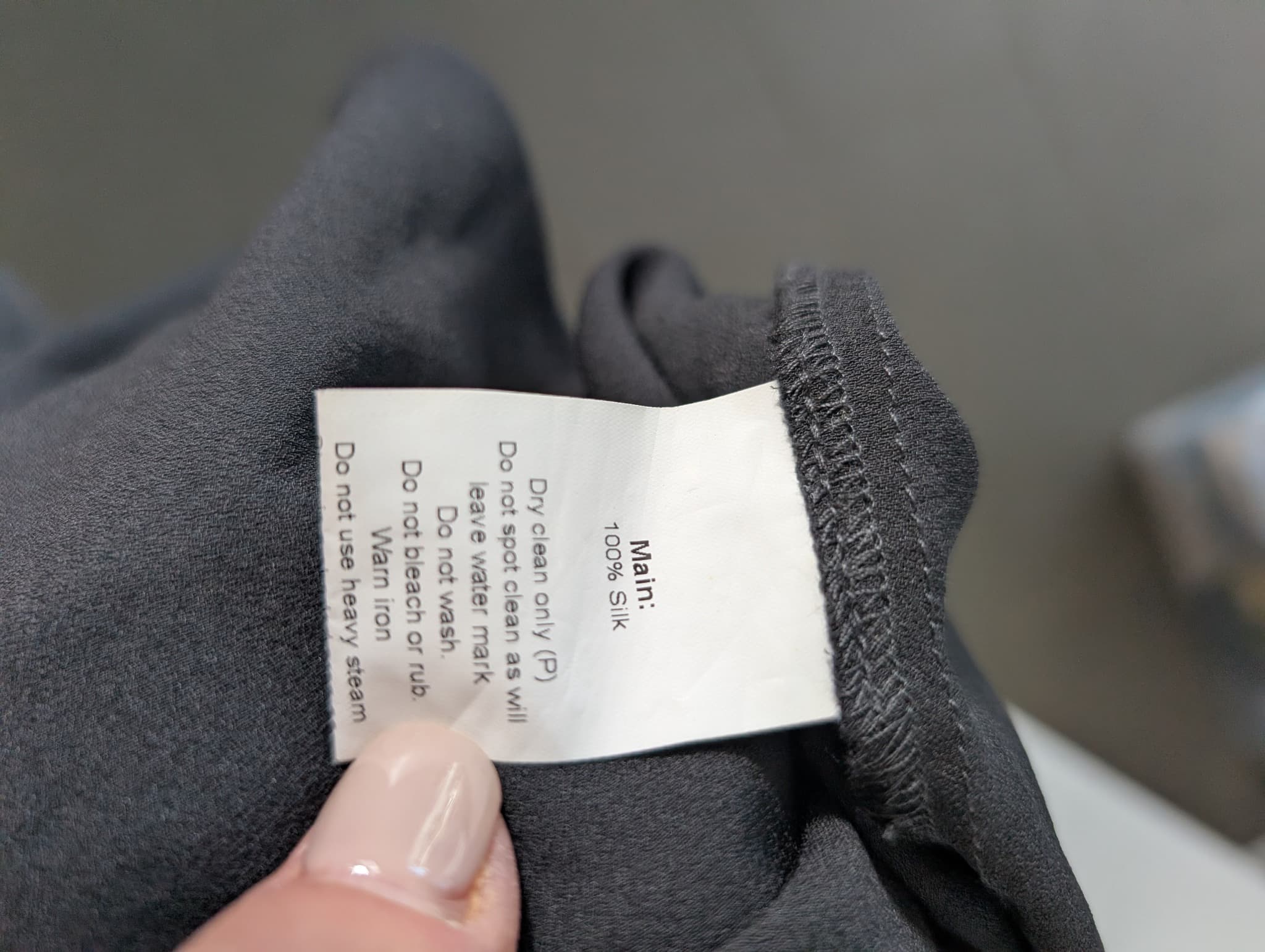 Ginger & Smart Silk Asymmetric Blouse Black Size 8 — photo 7 of 8