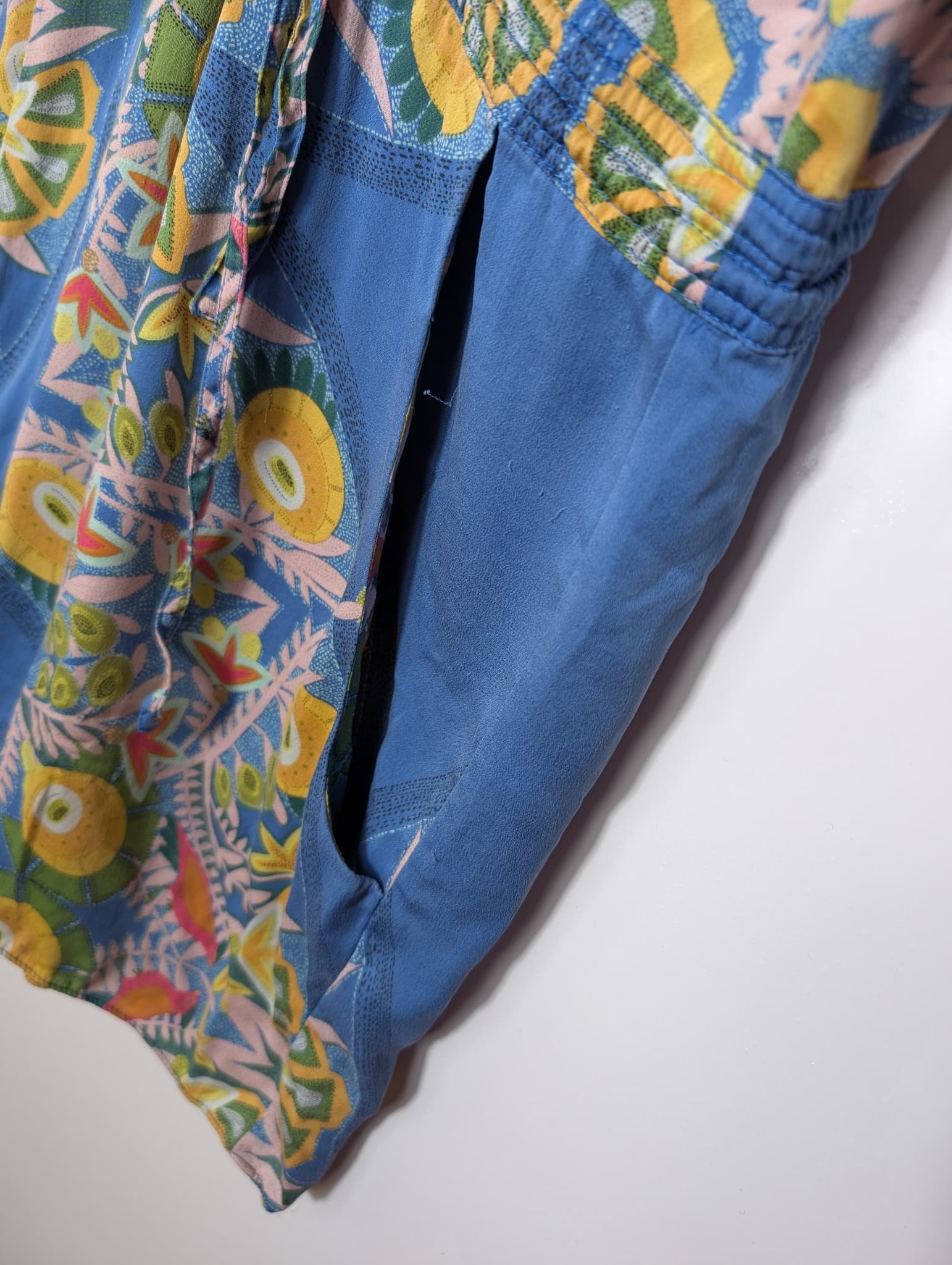 Ginger & Smart Silk Floral Wrap Dress Blue AU 10 — photo 3 of 8
