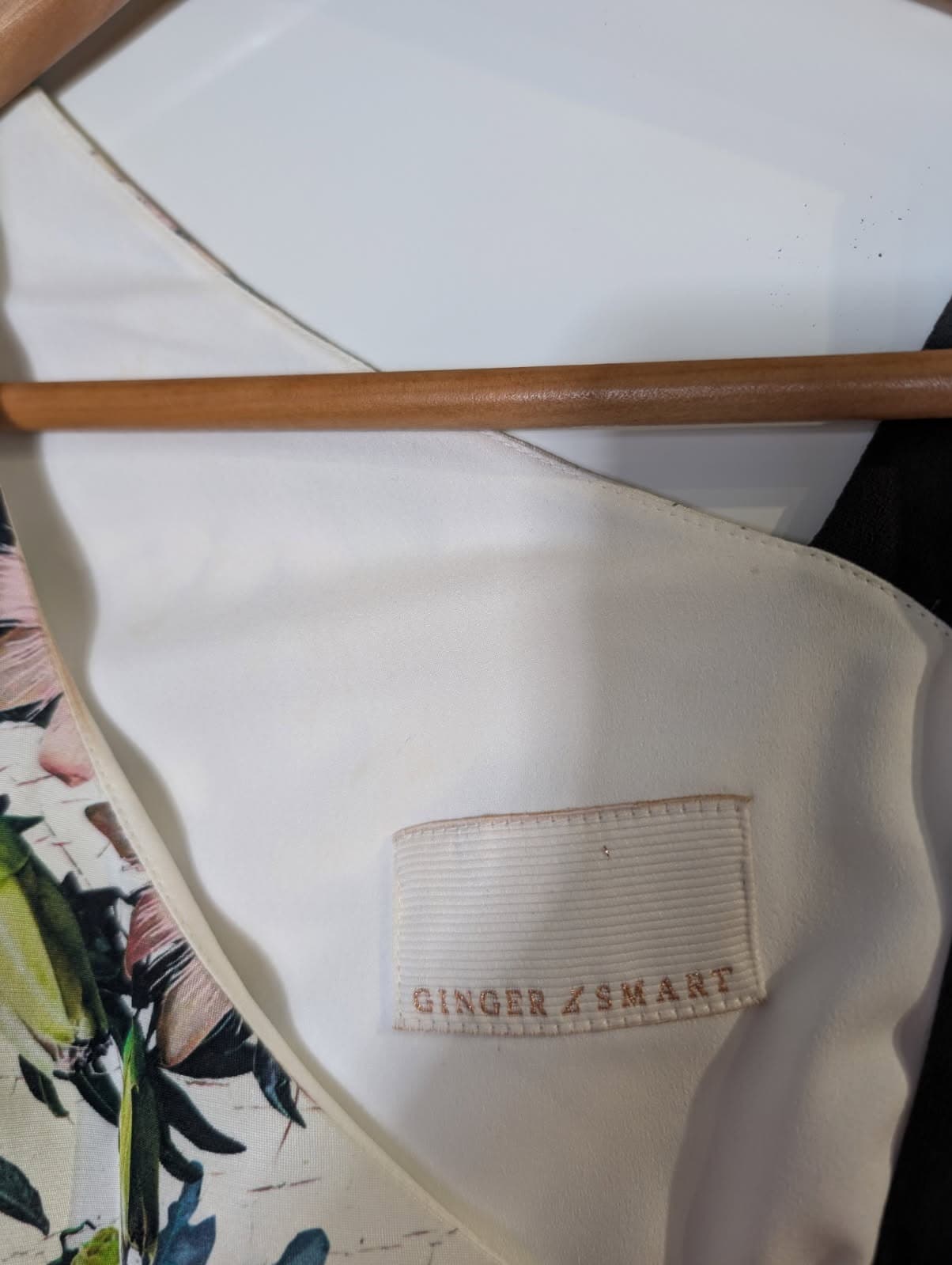Ginger & Smart Silk Passionflower One-Shoulder Midi Dress — photo 6 of 7