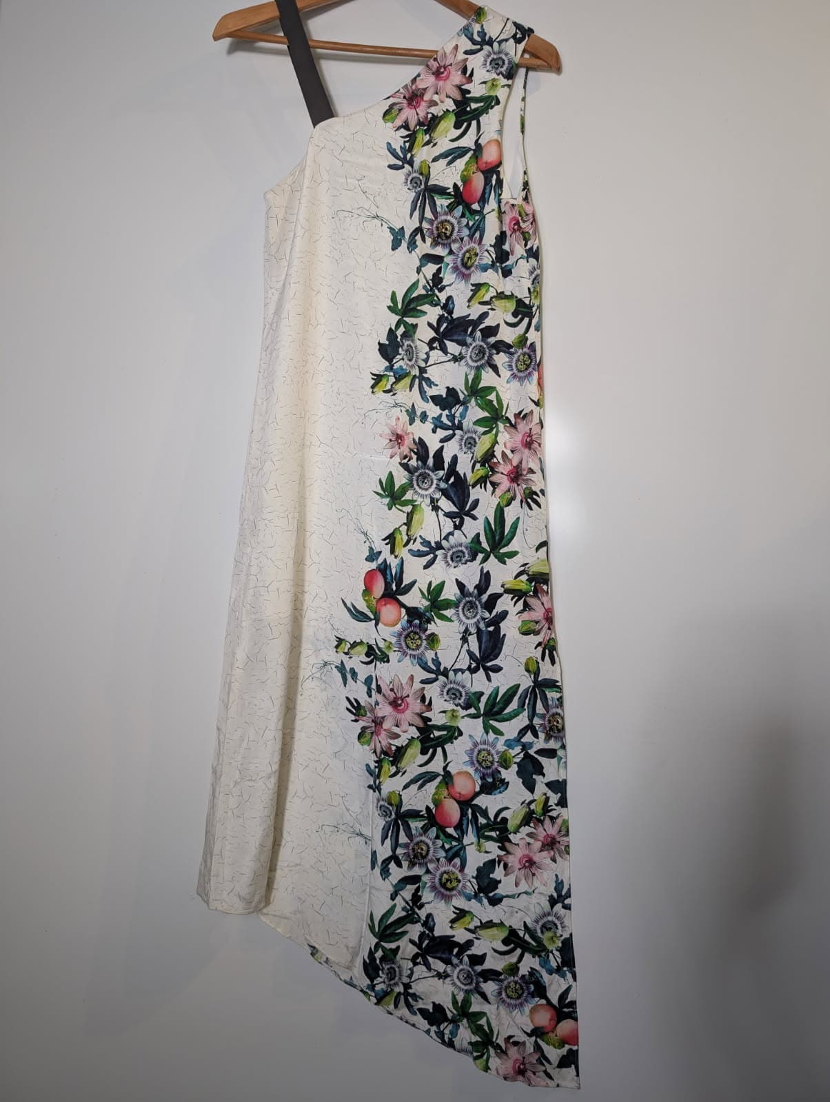 Ginger & Smart Silk Passionflower One-Shoulder Midi Dress — photo 7 of 7
