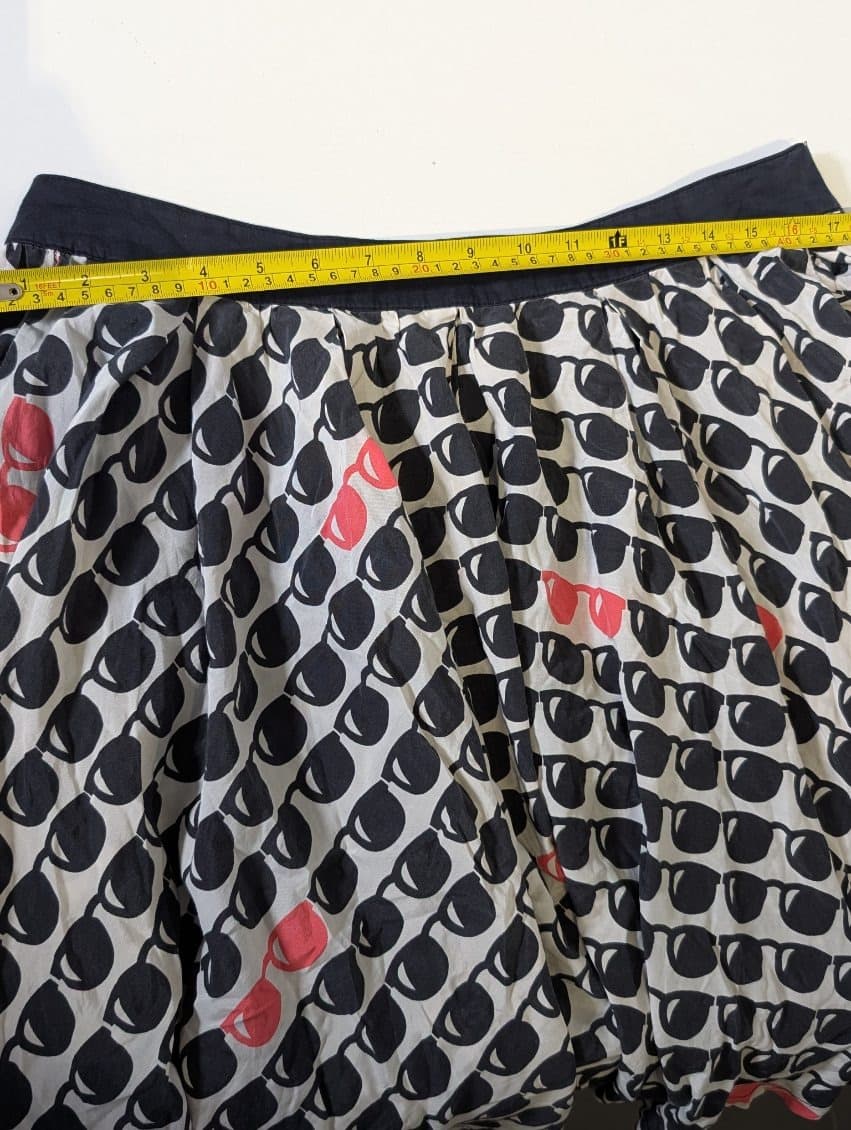 Ginger & Smart Sunglasses Print Silk Blend Skirt - Size AU 14 / US 10 — photo 5 of 9