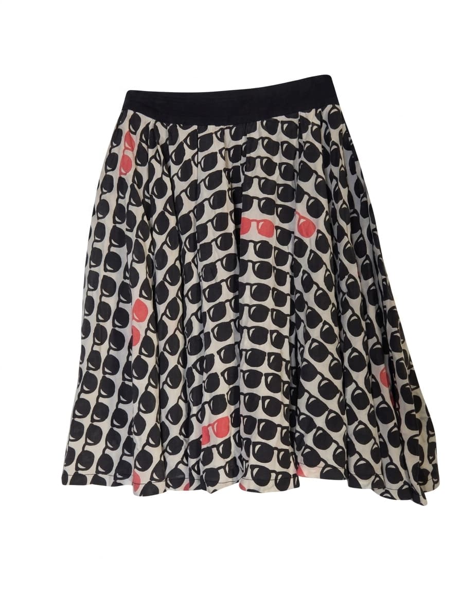 Ginger & Smart Sunglasses Print Silk Blend Skirt - Size AU 14 / US 10 — photo 1 of 9